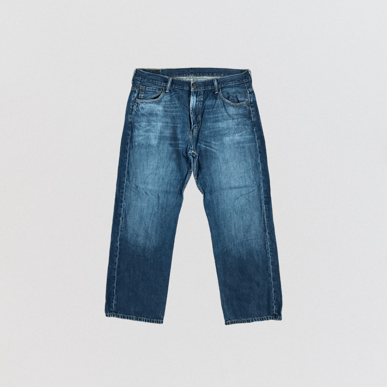 image of Blue Wash Levis 569 Jeans-Jm3069, Men's (Size 37)