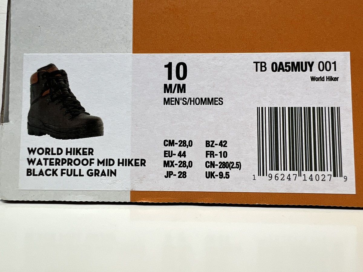 Timberland Timberland World Hiker Boot OG 'Black' Size US 10 / EU 43 - 3 Thumbnail