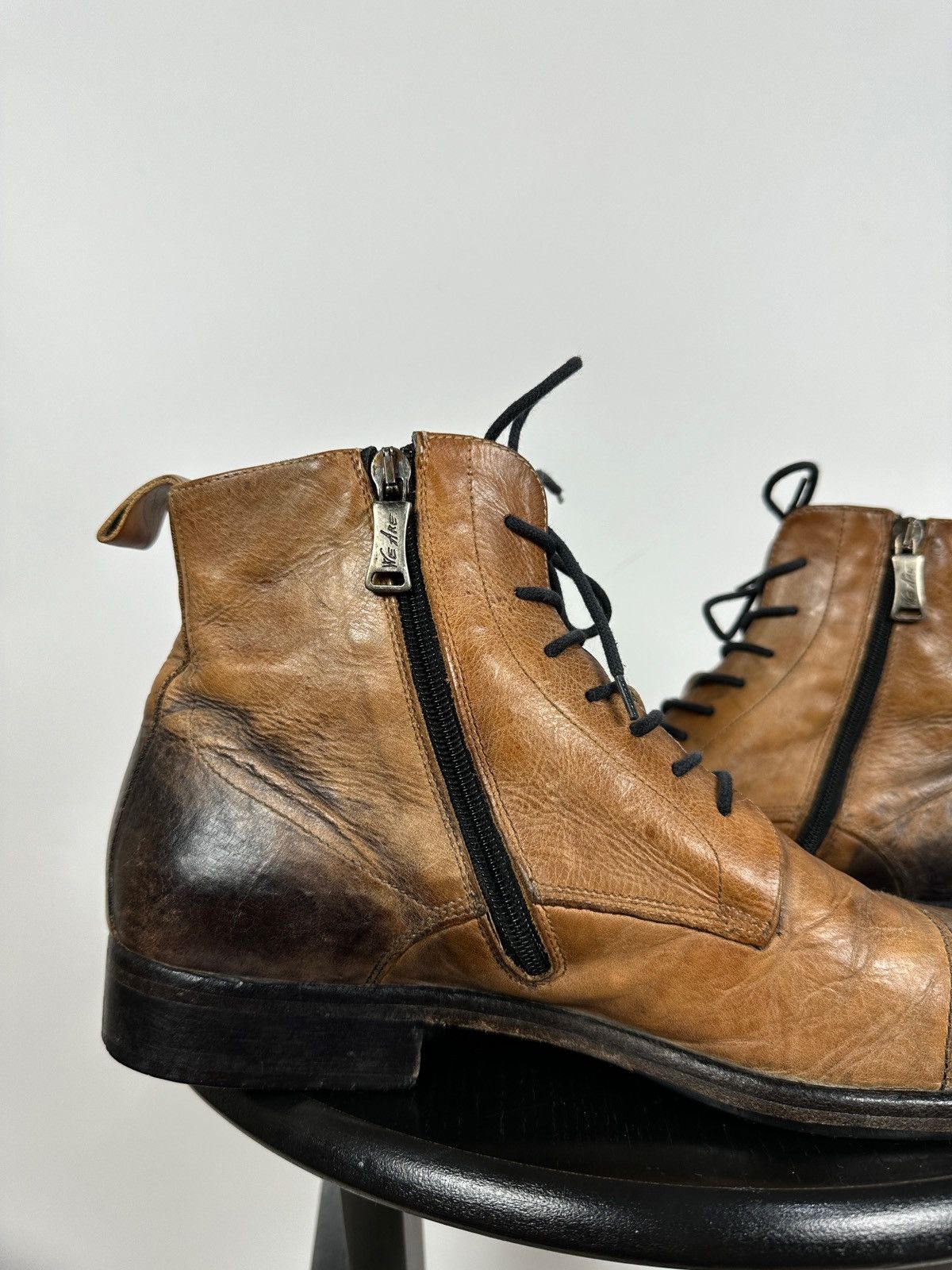 Vintage We Are The Original Hand Craft Leather Ankle Boots Size US 8 / EU 41 - 17 Thumbnail