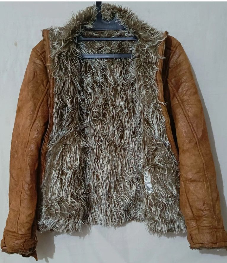 Isamu Katayama Backlash Semantic Design Leather Suede Shearling Rider Jacket Size US M / EU 48-50 / 2 - 8 Thumbnail