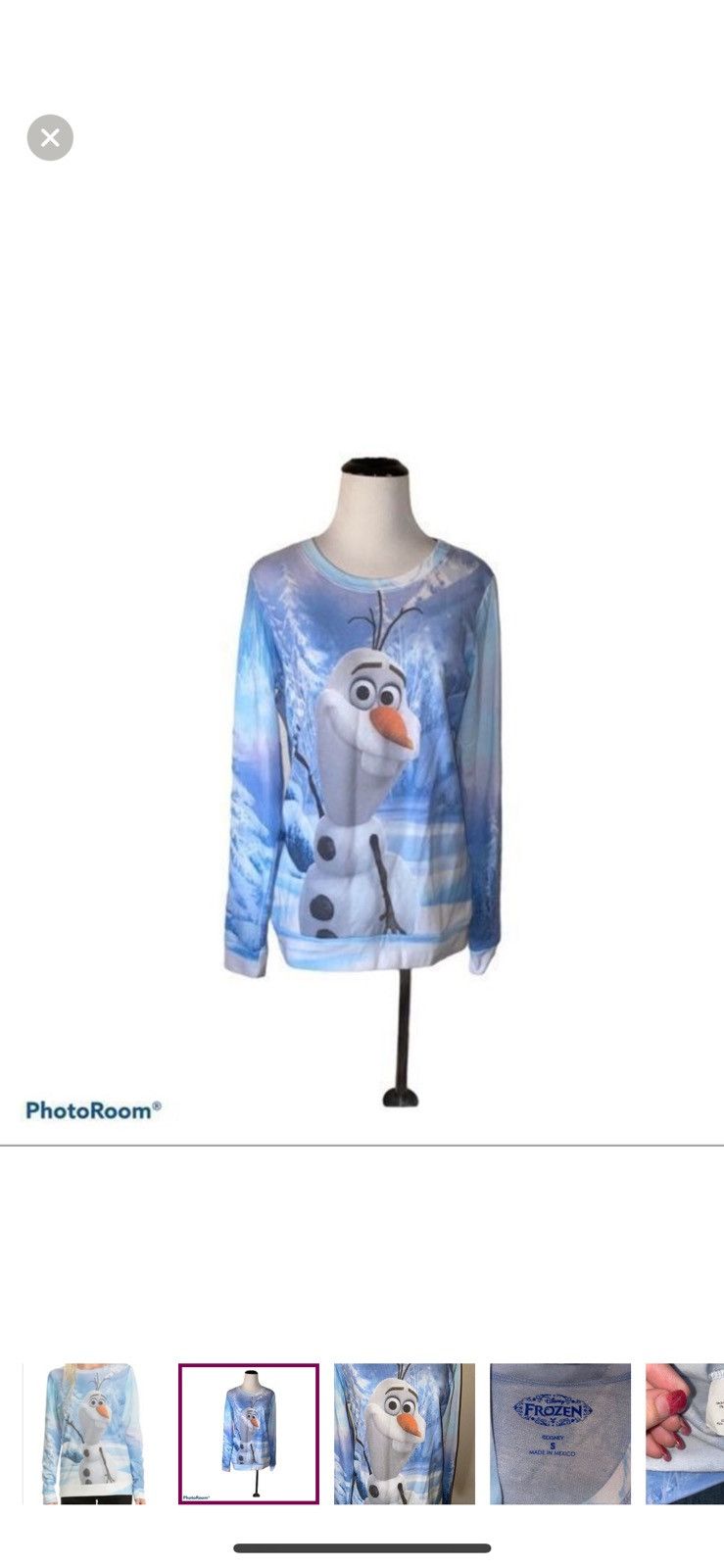Disney Disney frozen Olaf small crewneck sweatshirt Size S / US 4 / IT 40 - 1 Thumbnail