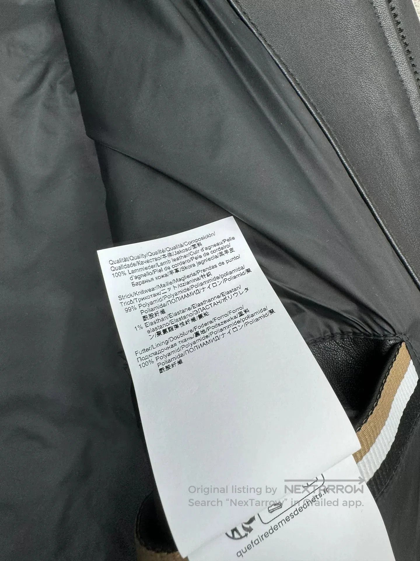 Hugo Boss Boss Black Label Sheepskin Baseball Jacket. Size US L / EU 52-54 / 3 - 6 Thumbnail