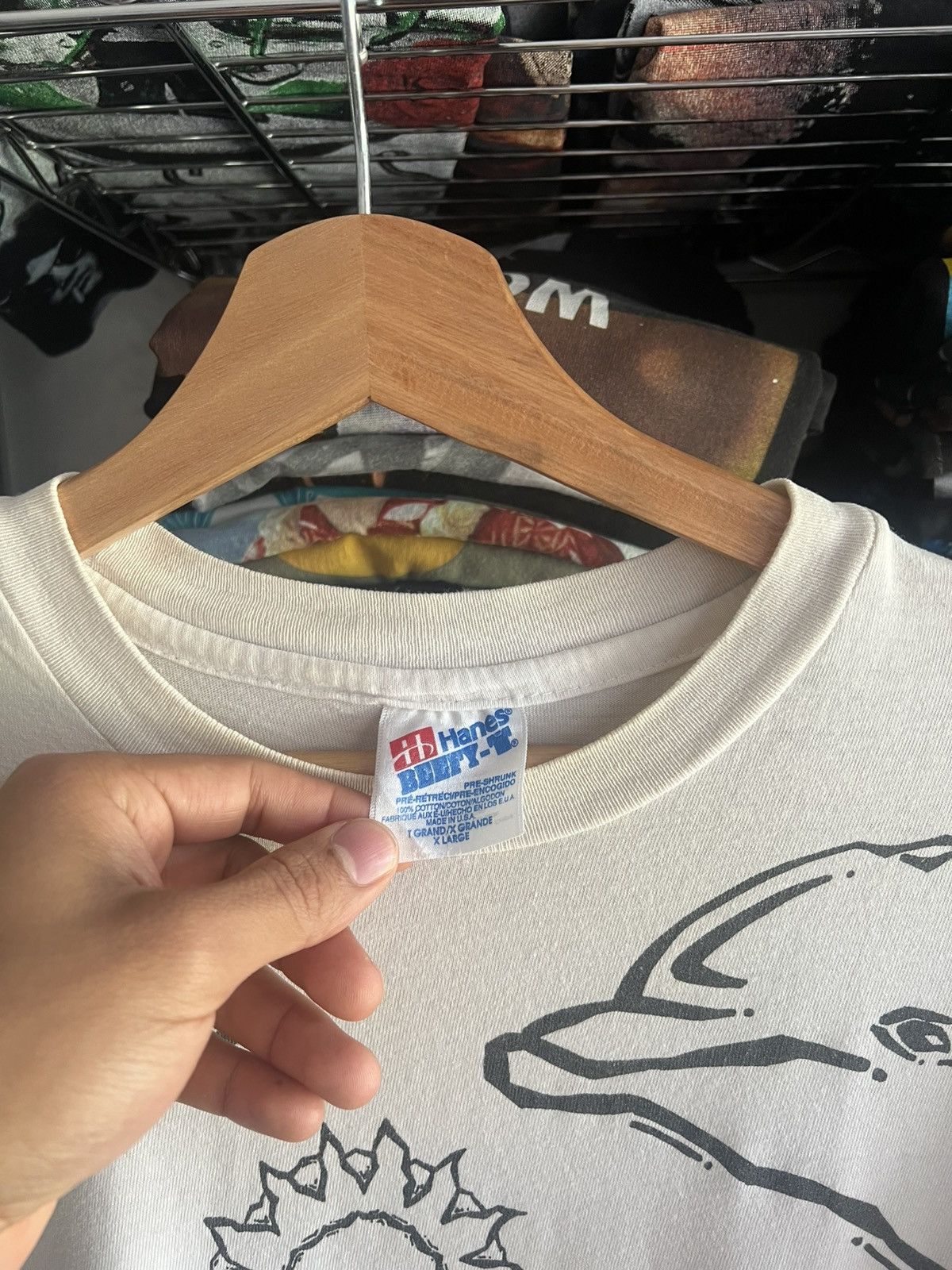Arts & Science 1993 Dolphin Spirit Harlequin Nature Single Stitch AOP Tee Size US XL / EU 56 / 4 - 7 Thumbnail