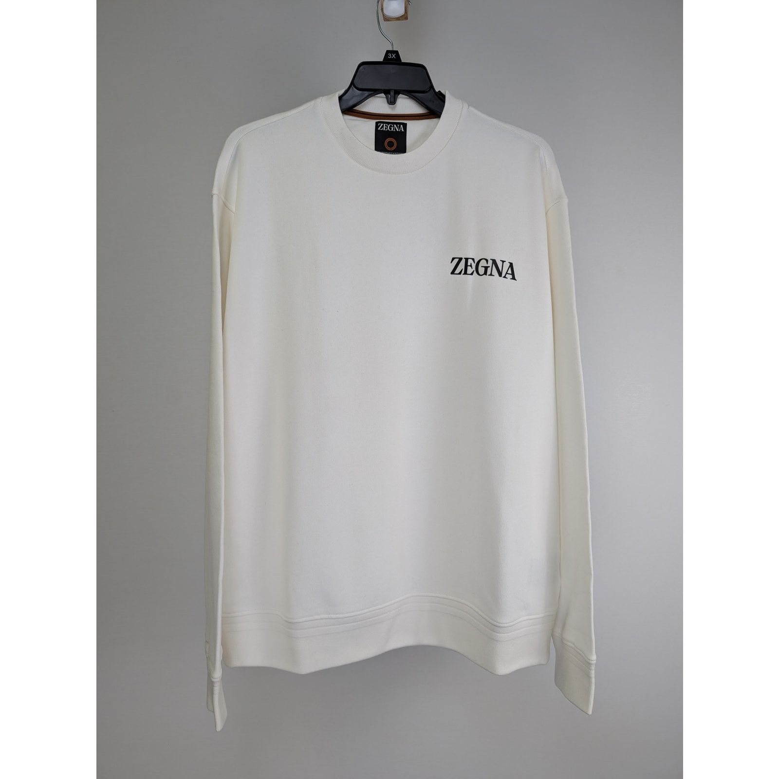 Ermenegildo Zegna o1rshd1 Sweatshirt in off-white Size US M / EU 48-50 / 2 - 1 Thumbnail