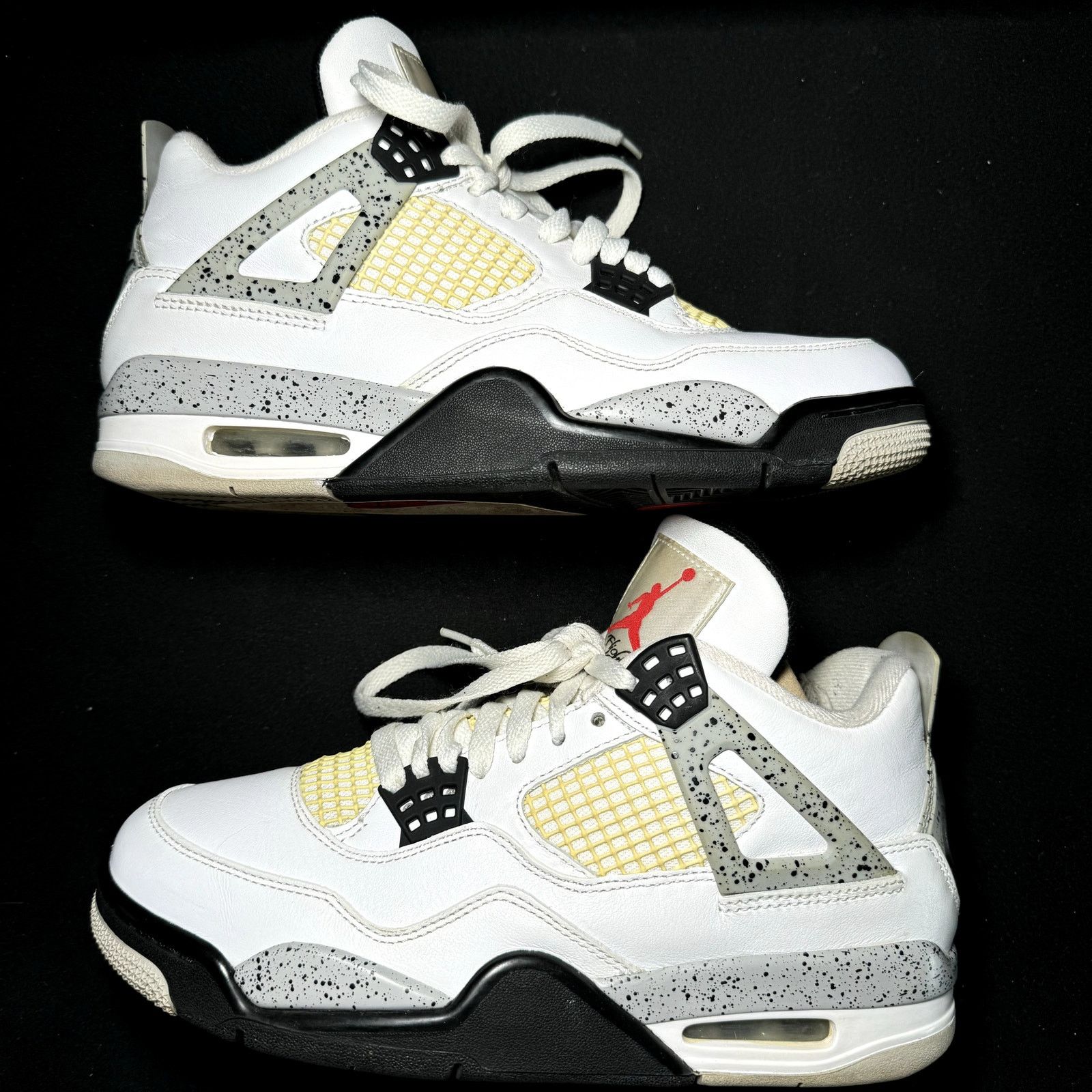 Jordan Brand × Nike Size 8 - Nike Air Jordan 4 Retro OG White Cement Men's Shoes Size US 8 / EU 41 - 2 Thumbnail