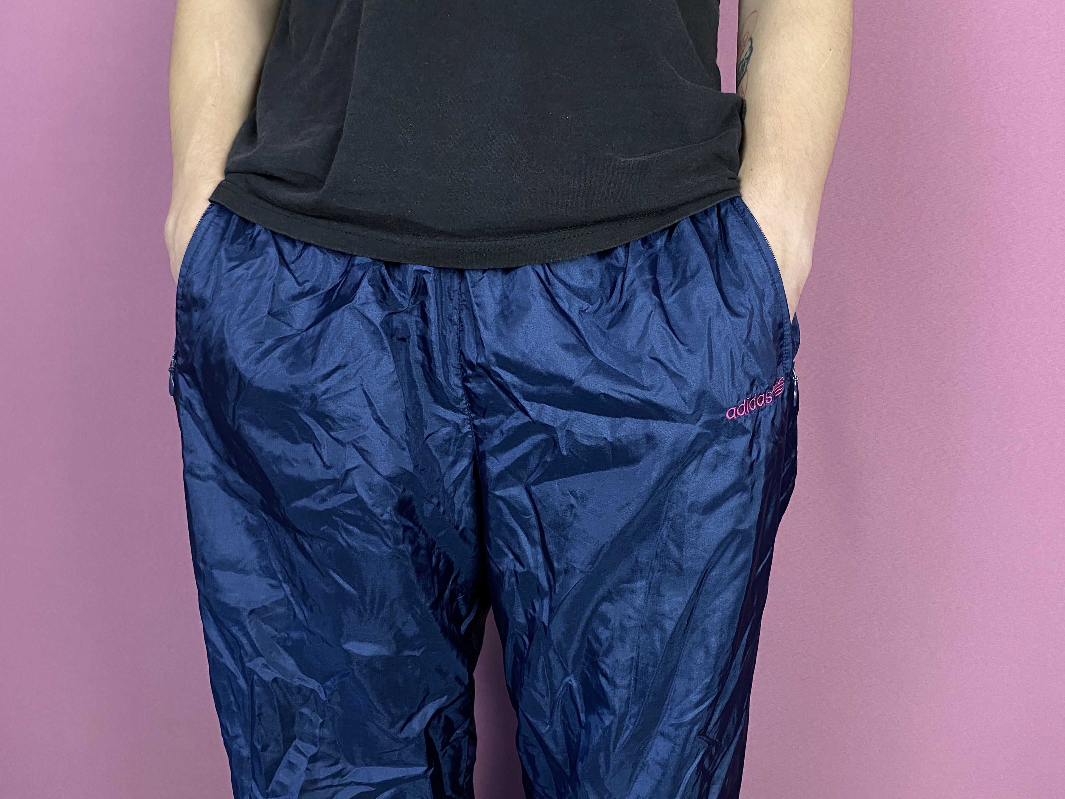 Adidas × Vintage 90s Adidas Vintage Men's Track Pants - XL Size US 38 / EU 54 - 4 Thumbnail