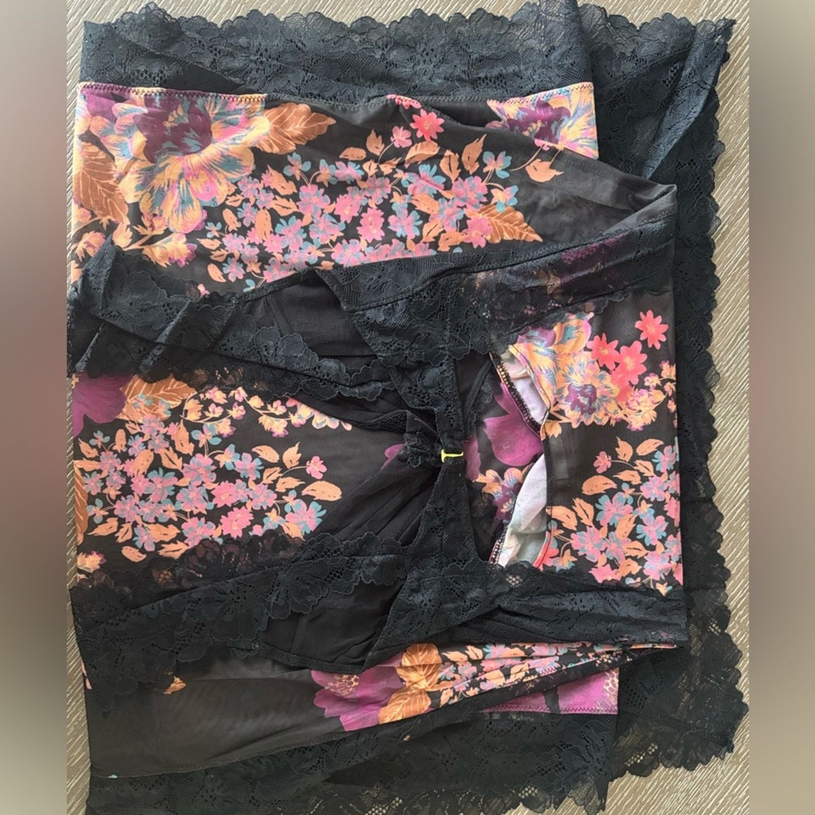 Free People 🎉LAST CHANCE🎉Free People‎ Suddenly Fine Maxi Slip Black Size XS / US 0-2 / IT 36-38 - 10 Thumbnail