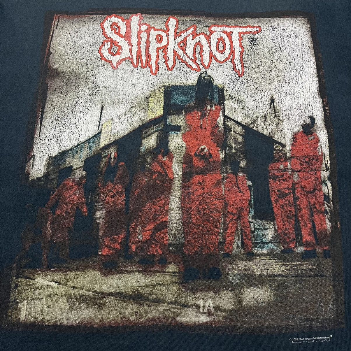 Band Tees × Slipknot × Vintage Vintage 1999 OG Slipknot Debut Long Sleeve Size US XL / EU 56 / 4 - 12 Thumbnail