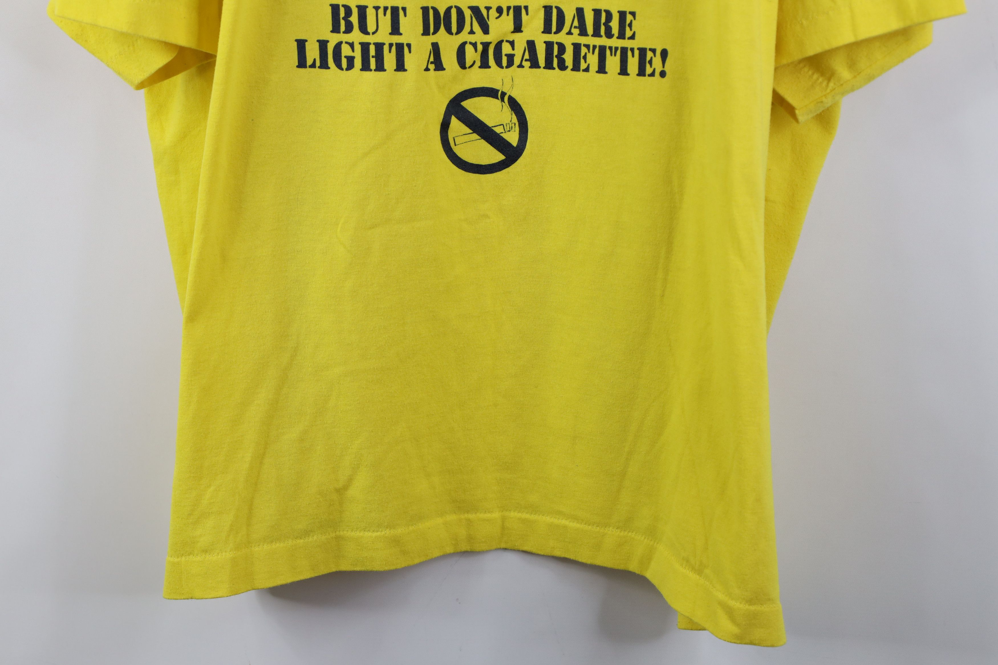 Vintage Vintage 90s Flag Bra Draft Card No Cigarette T-Shirt USA Size US XXL / EU 58 / 5 - 3 Thumbnail