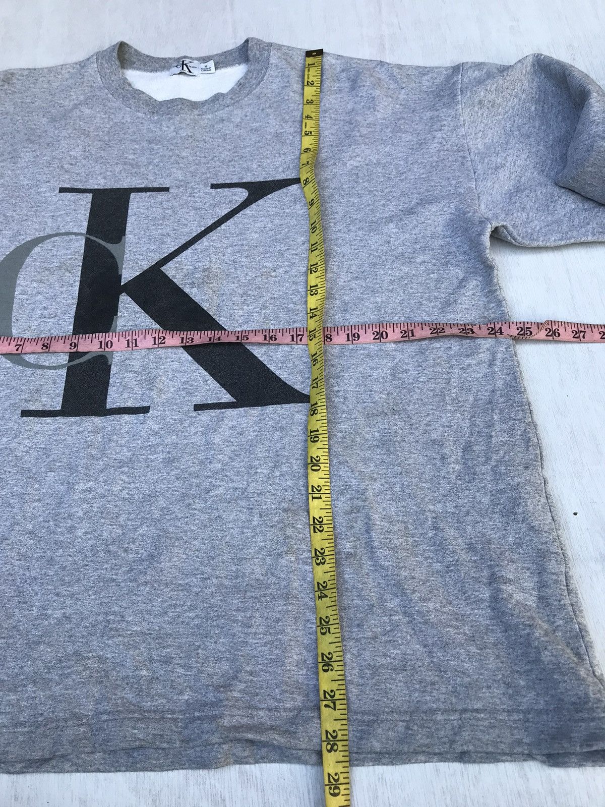 Calvin Klein × Designer × Vintage Vintage Calvin Klein Big Logo Sweatshirt Size US M / EU 48-50 / 2 - 9 Thumbnail