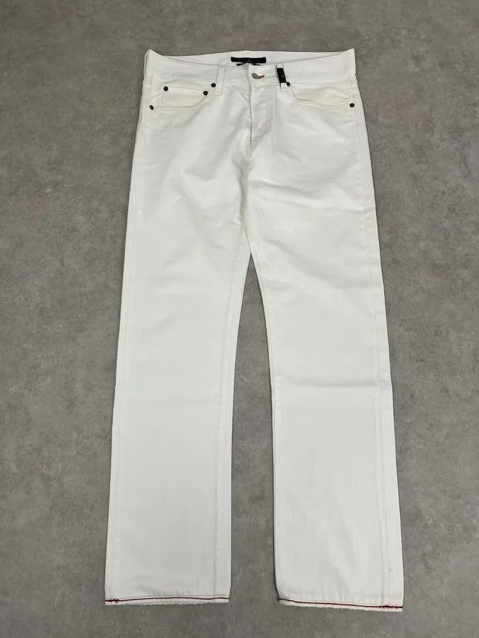 Stone Island Stone Island White Denim Jeans Size US 32 / EU 48 - 1 Thumbnail