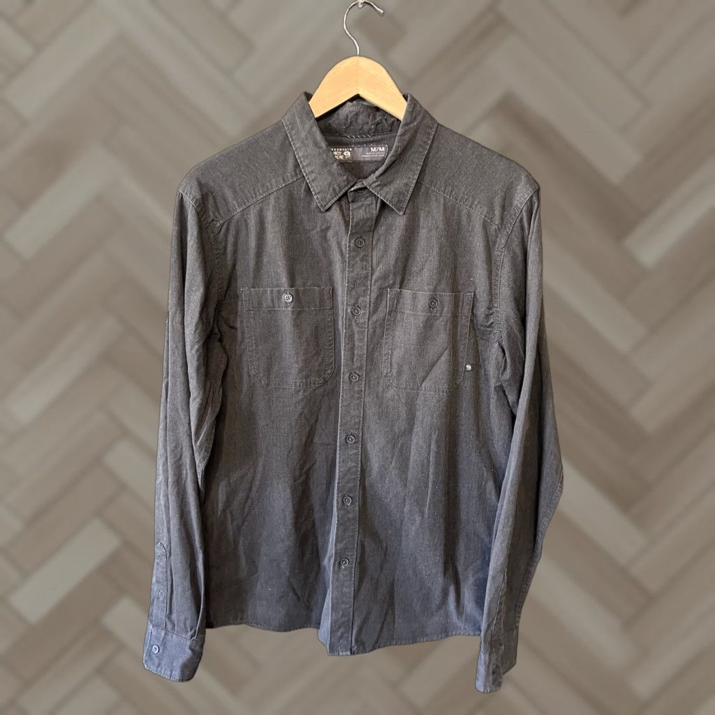 Mountain Hardwear Mountain Hardwear Shirt Mens Gray Long Sleeve Button-Up Size M Size US M / EU 48-50 / 2 - 1 Thumbnail
