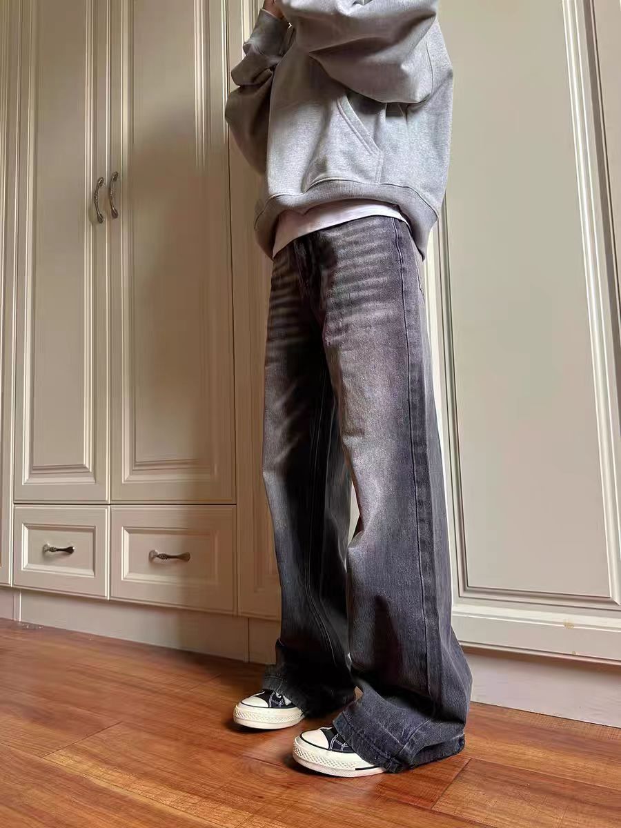 Japanese Brand × Jean Washed vintage Y2K micro flare cat whisker jeans Size US 34 / EU 50 - 4 Thumbnail