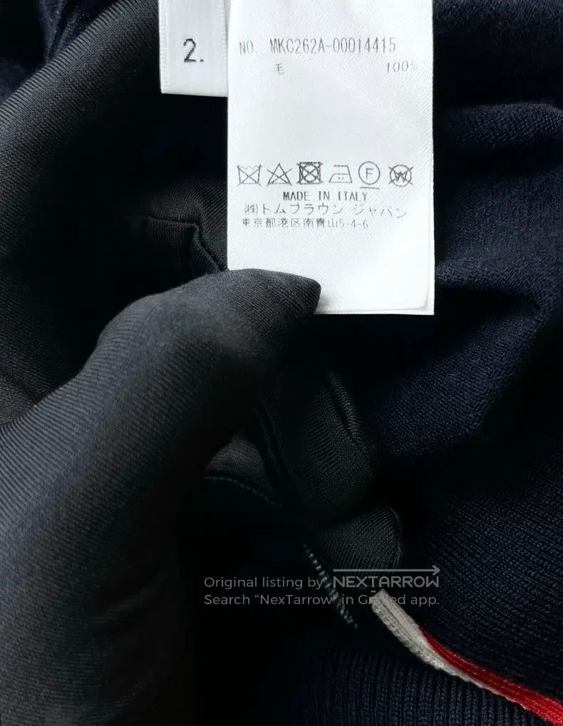 Thom Browne Thom Browne Navy Knit Cardigan Size US M / EU 48-50 / 2 - 4 Thumbnail