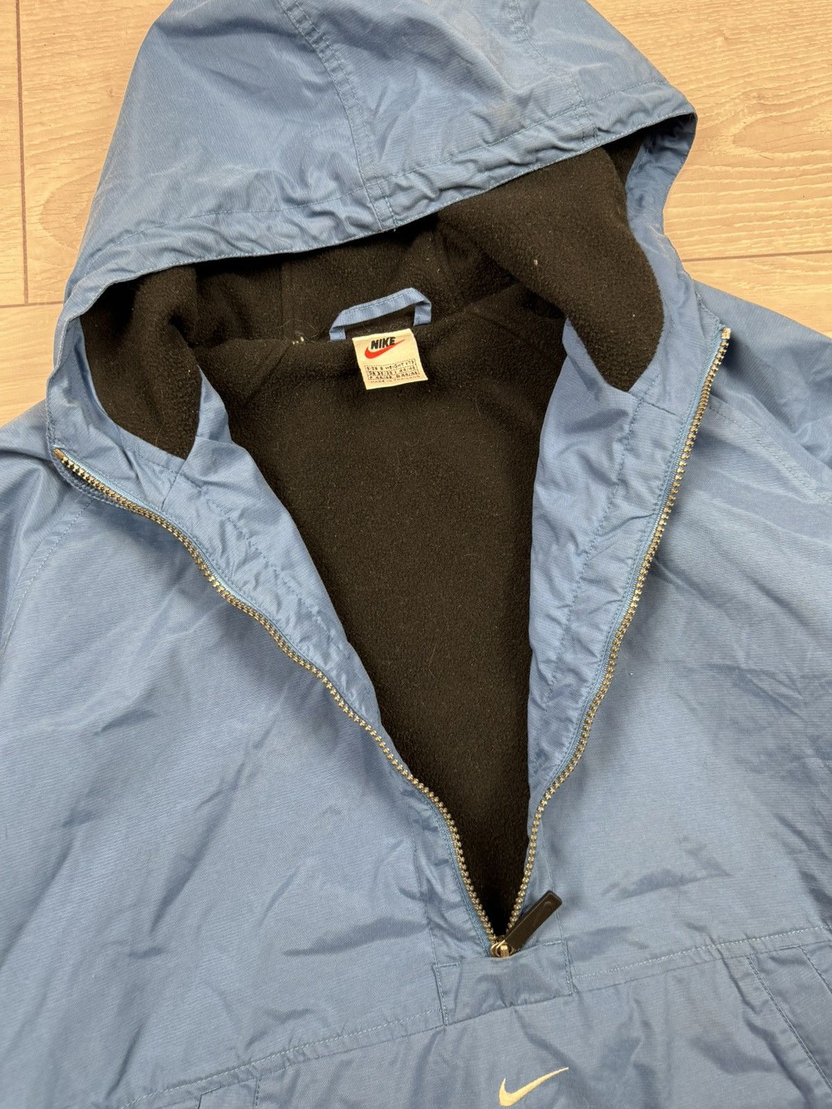 Nike Vintage 90s Nike Anorak Center Small Logo Swoosh S sz Size US S / EU 44-46 / 1 - 7 Thumbnail