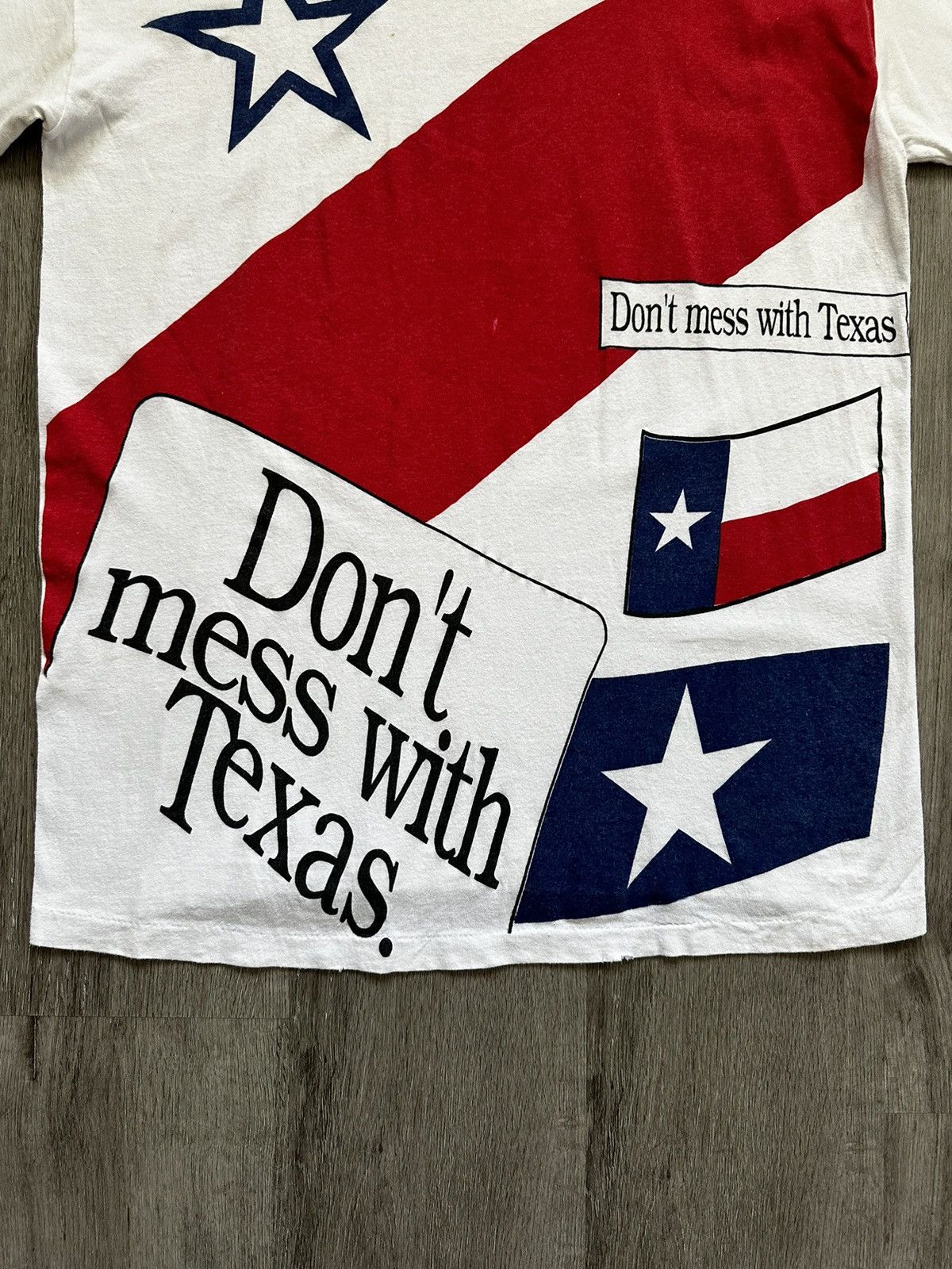 Vintage Vintage 90s ‘Don’t mess with Texas’ Shirt Size US L / EU 52-54 / 3 - 3 Thumbnail