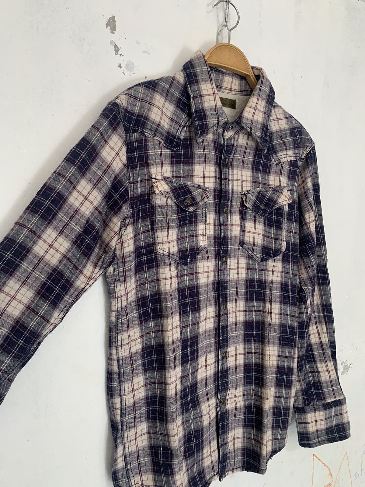 14th Addiction × If Six Was Nine × Japanese Brand Goa check flannel western shirt Size US M / EU 48-50 / 2 - 3 Thumbnail