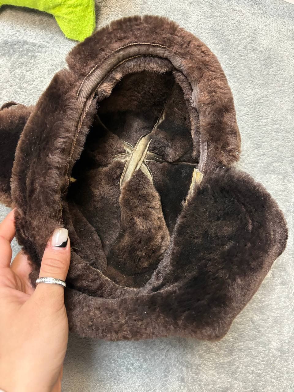 Hysteric Glamour × Vintage Vintage Y2K Japanese brand Ushanka Active sued opium fur Size ONE SIZE - 5 Thumbnail