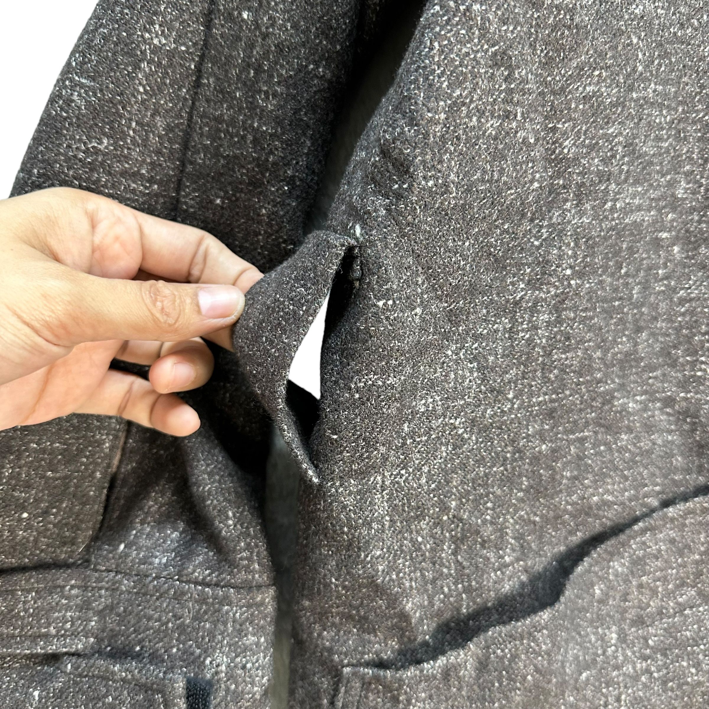 Japanese Brand PACO ROBANNE PARIS Asymmetrical Wool Overcoat #A17-0412 Size US M / EU 48-50 / 2 - 16 Thumbnail