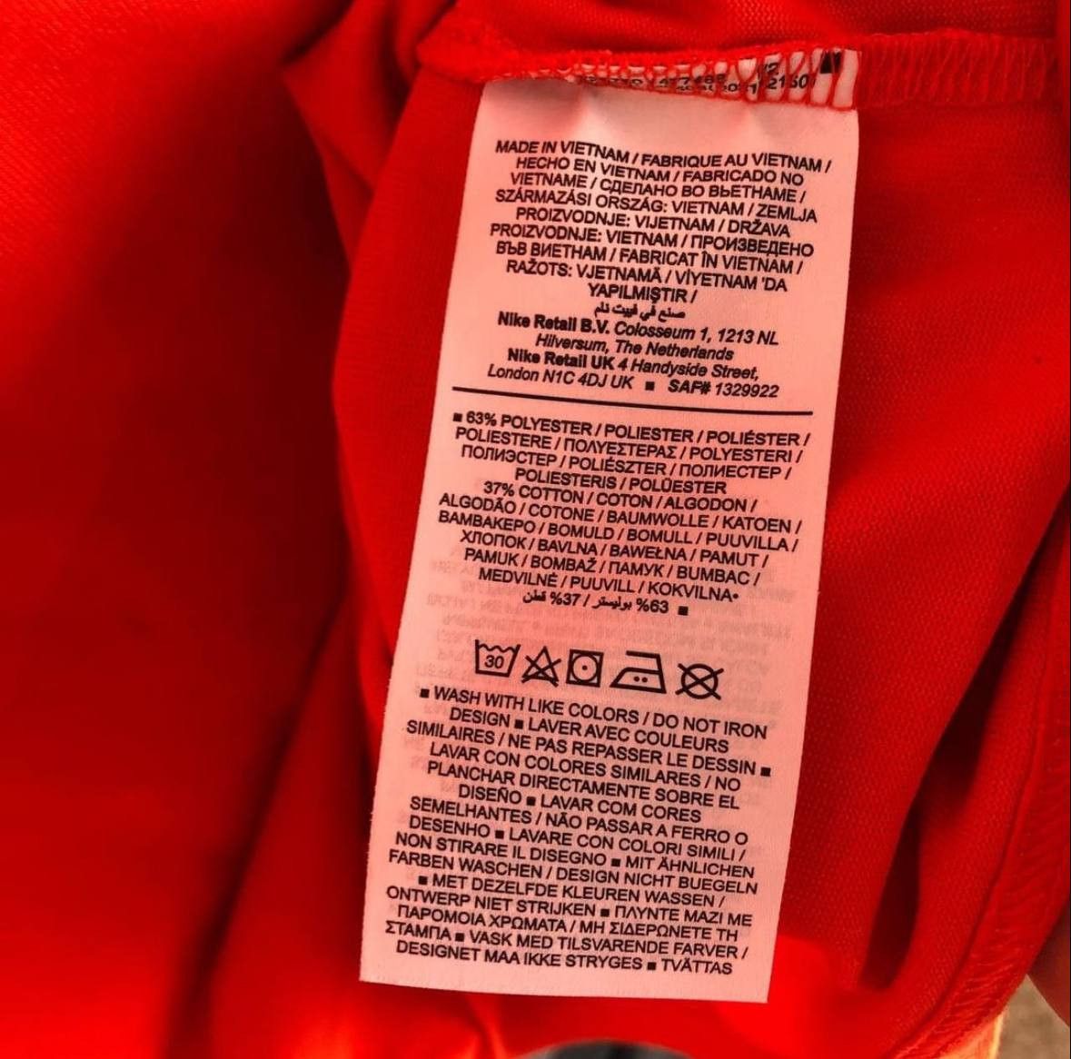 Nike × Nike ACG Nike ACG Orange Lungs Long Sleeve T-Shirt Size US M / EU 48-50 / 2 - 3 Thumbnail