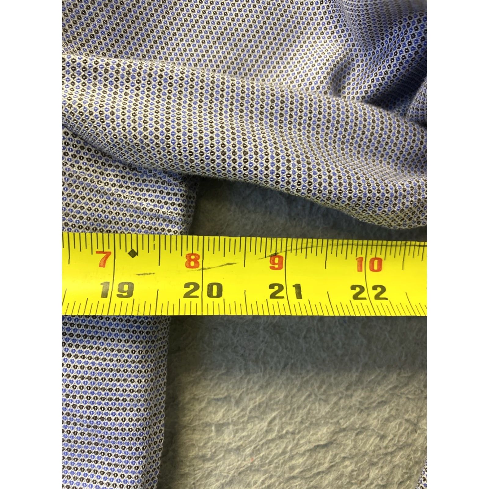 Banana Republic VINTAGE Banana Republic Dress Shirt Men's Slim Fit Long Sleeve Casual All Seasons Geometric Pattern Gray Size S Size 36R - 7 Thumbnail