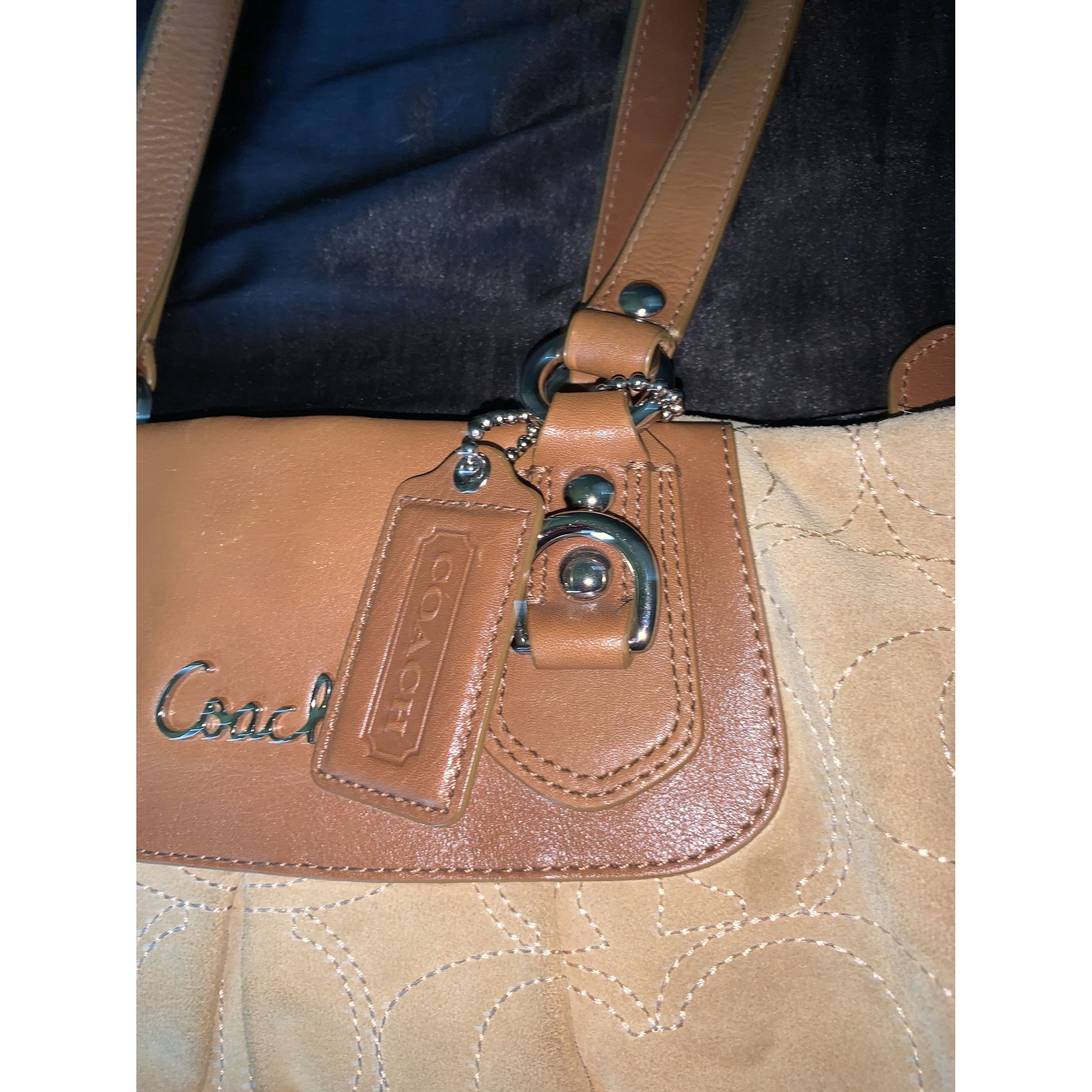 Coach Vintage Coach Convertible Two-way Suede Handbag Size ONE SIZE - 11 Thumbnail