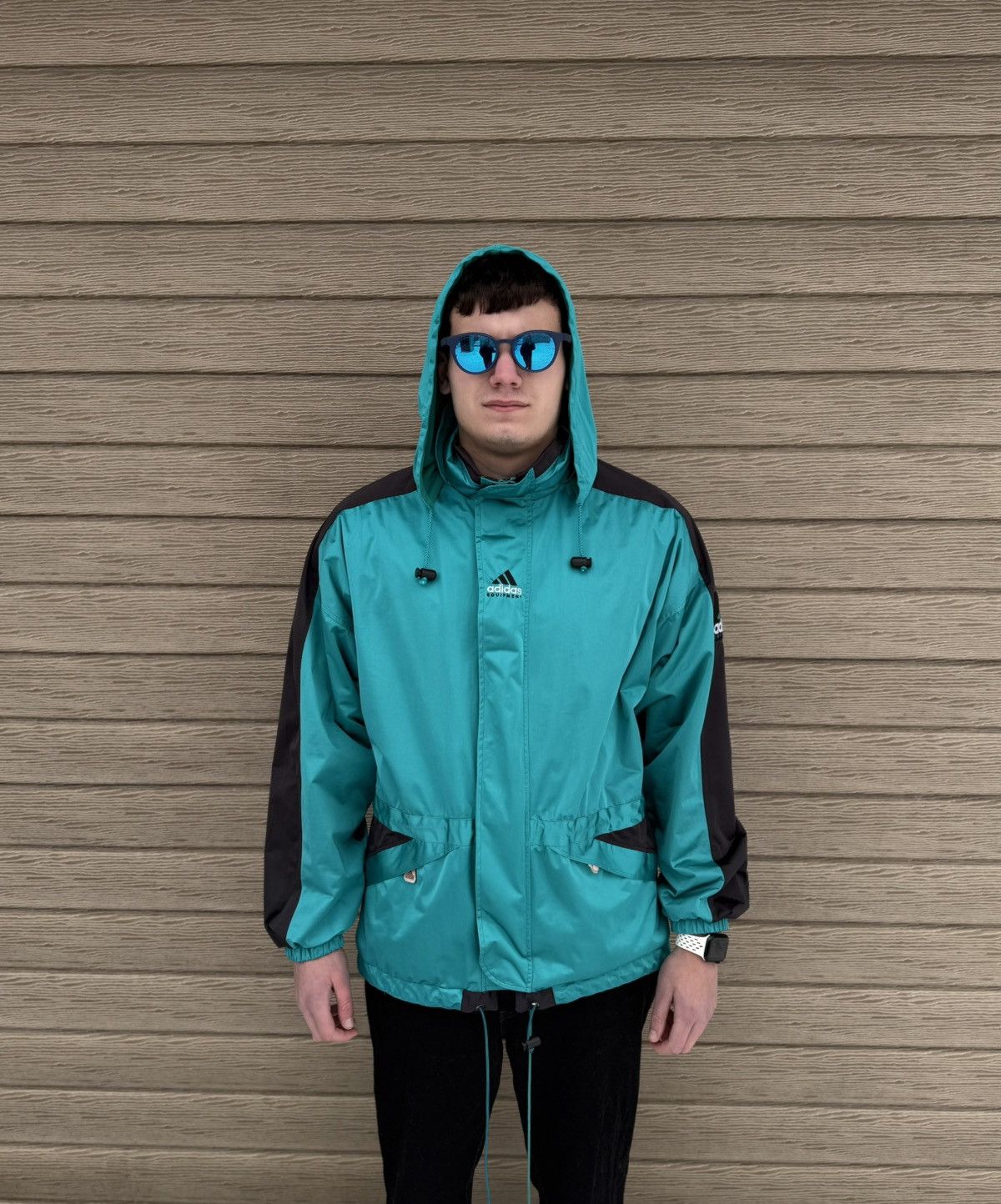 Adidas Vintage Adidas Equipment Aditex Jacket Men M Made In France Size US M / EU 48-50 / 2 - 2 Thumbnail