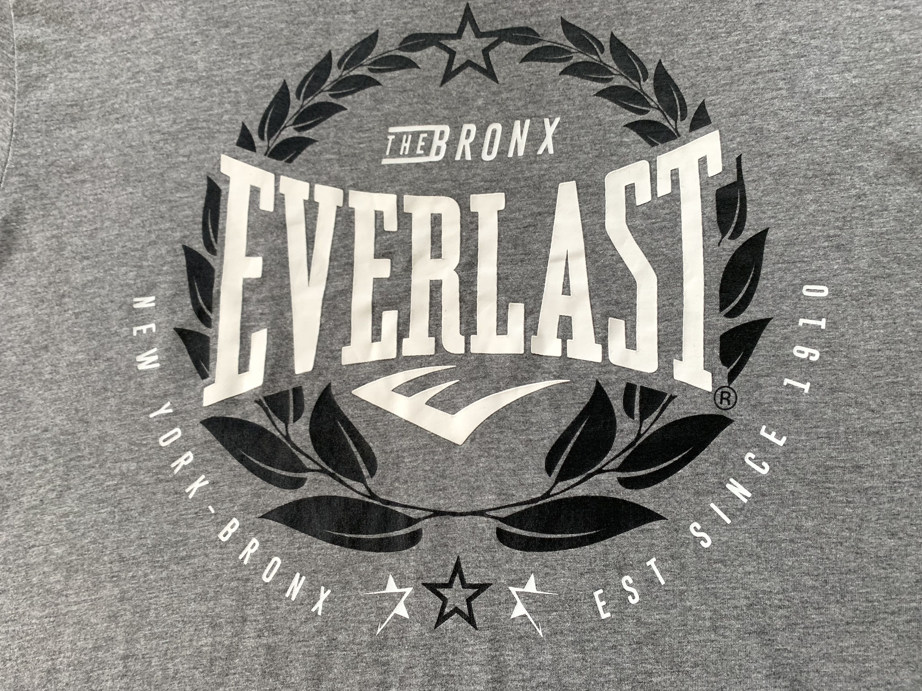 Everlast Everlast Grey Printed T Shirt Size US XXL / EU 58 / 5 - 6 Thumbnail
