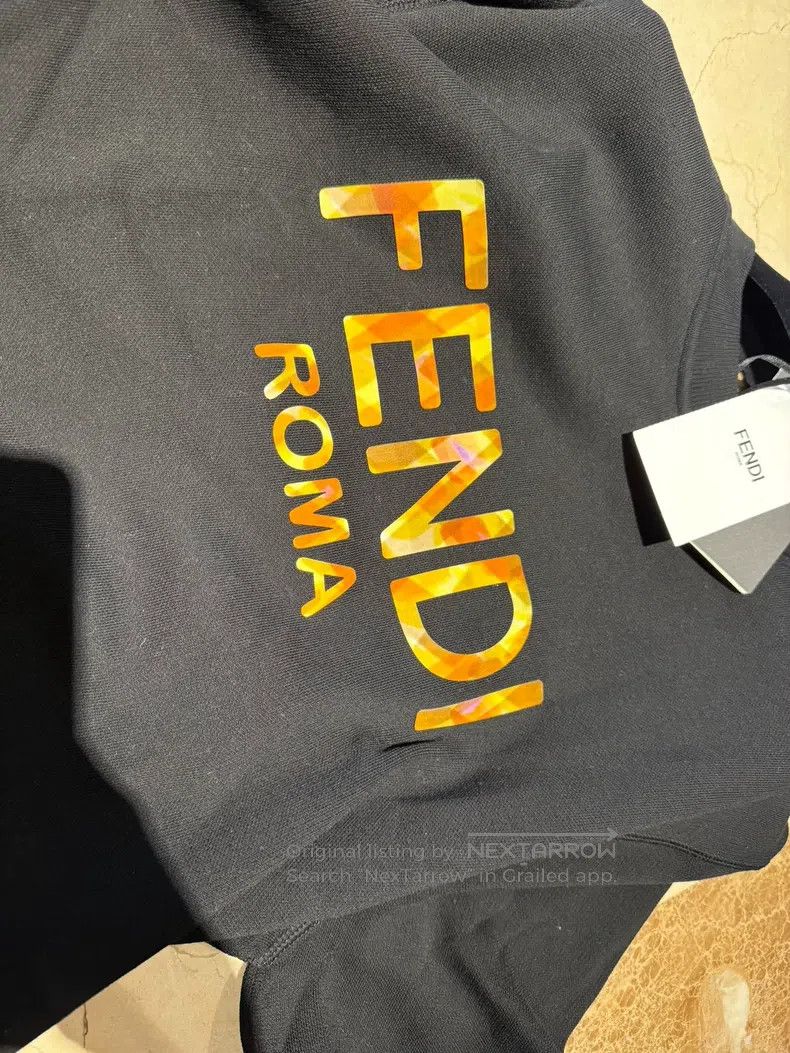 Fendi Fendi Classic Unisex Logo Sweatshirt, Colorful Brand Logo Size US L / EU 52-54 / 3 - 6 Thumbnail