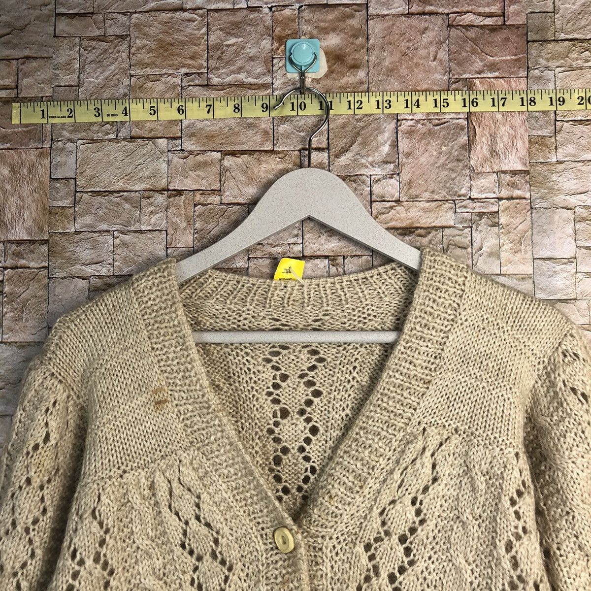 Homespun Knitwear × Japanese Brand Japanese Brand Brown Knitwear vintage cardigan #A192 Size S / US 4 / IT 40 - 4 Thumbnail