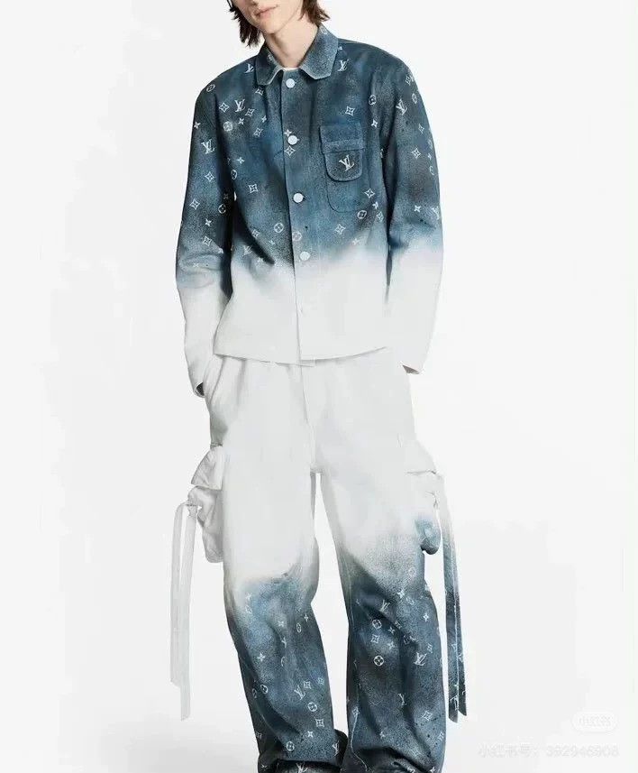 Louis Vuitton Louis Vuitton Star Gradient Denim Jacket Size US XS / EU 42 / 0 - 8 Thumbnail
