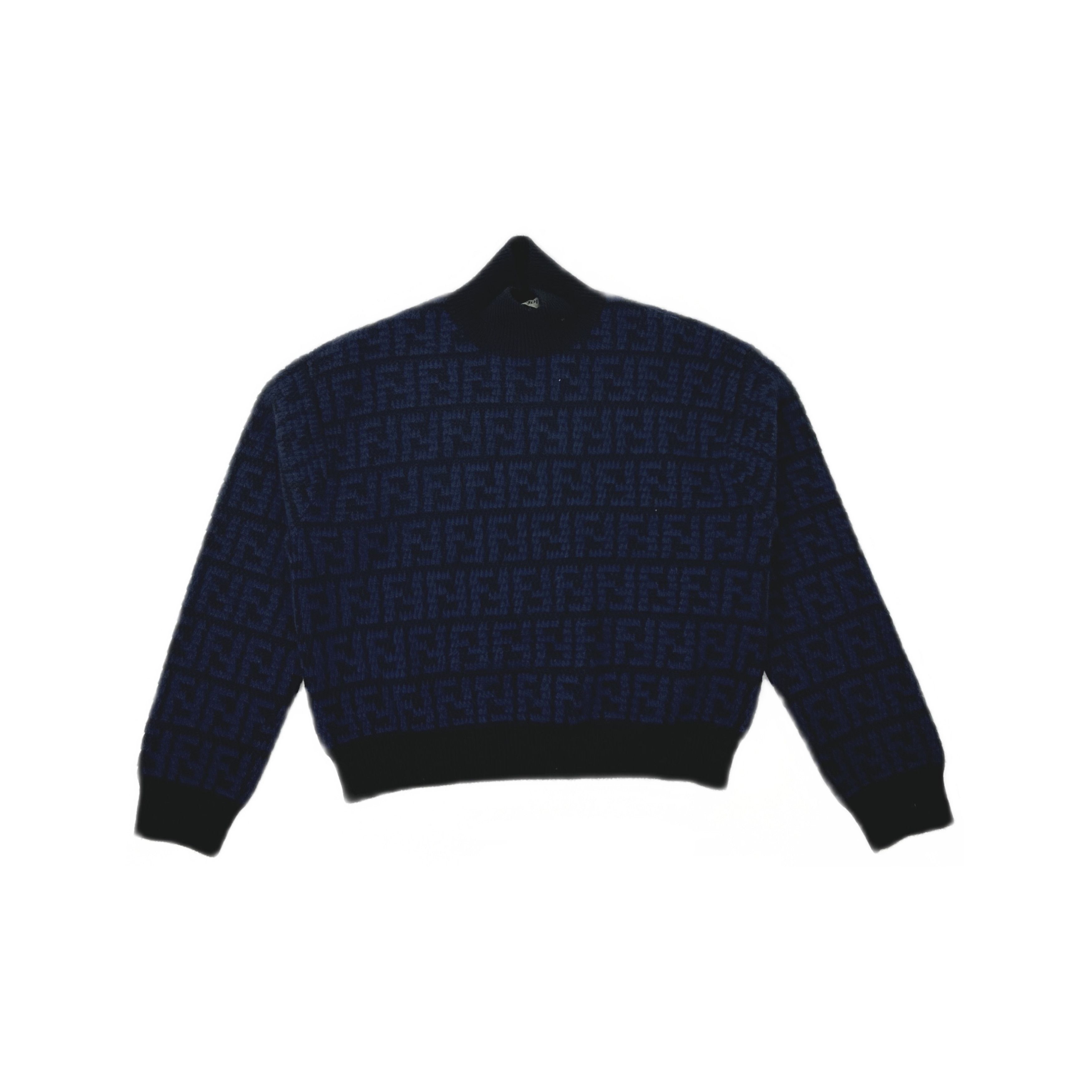 Fendi Fendi FF Logo Jacquard Sweater Size 38 Size XS / US 0-2 / IT 36-38 - 1 Thumbnail