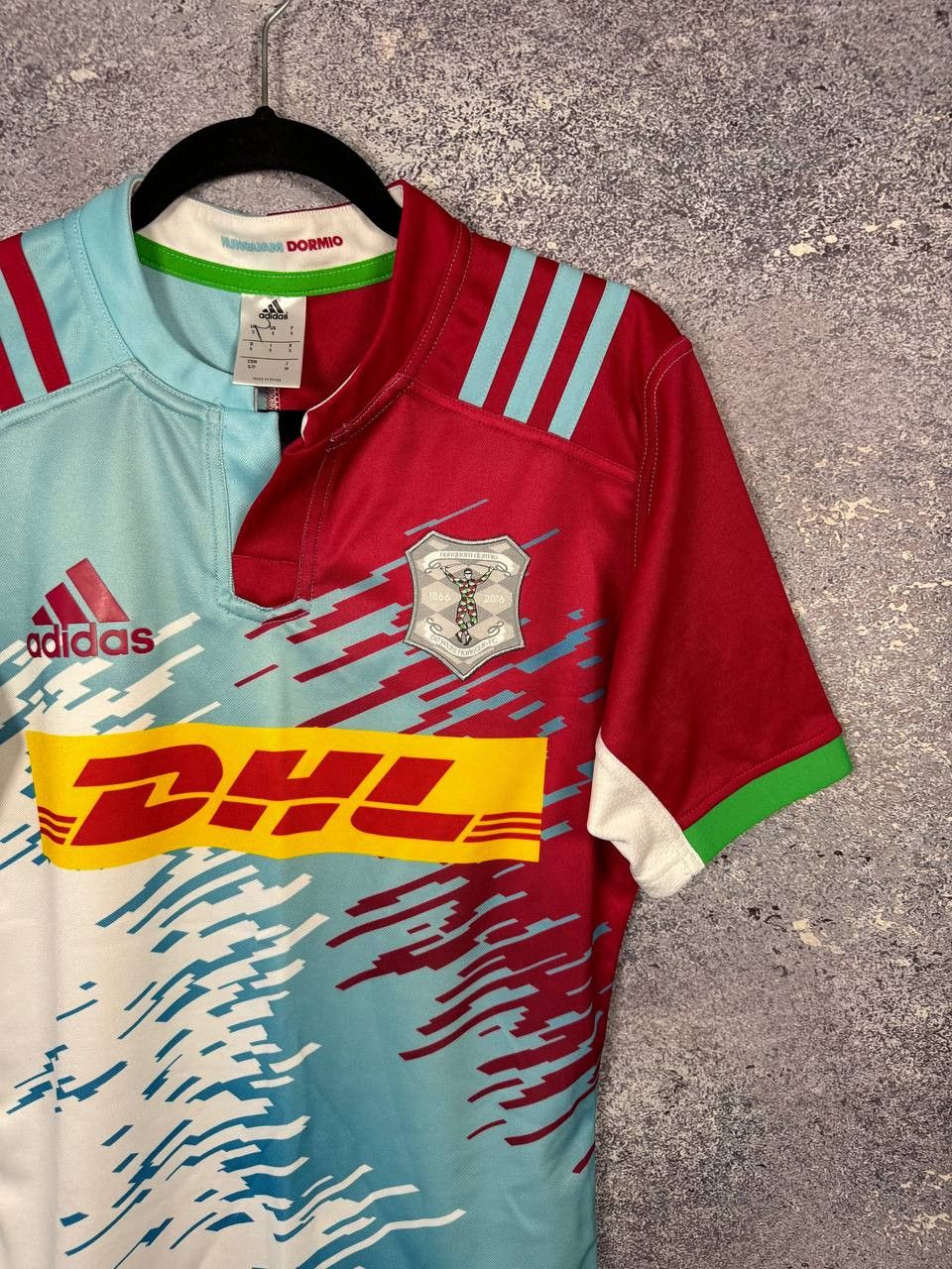 Adidas Harlequins Rugby Away Jersey 2016 Adidas 150th Anniversary Size US S / EU 44-46 / 1 - 2 Thumbnail