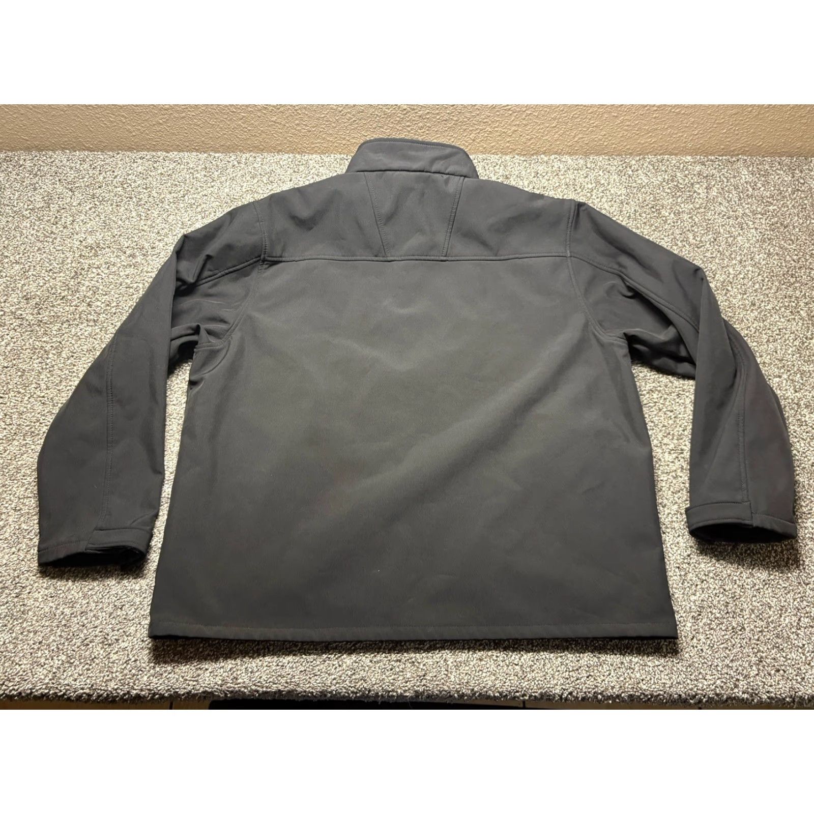 VINTAGE Pizza Hut Employee Jacket Mens 2X Black Workwear Full Zip Soft Shell IQ Apparel