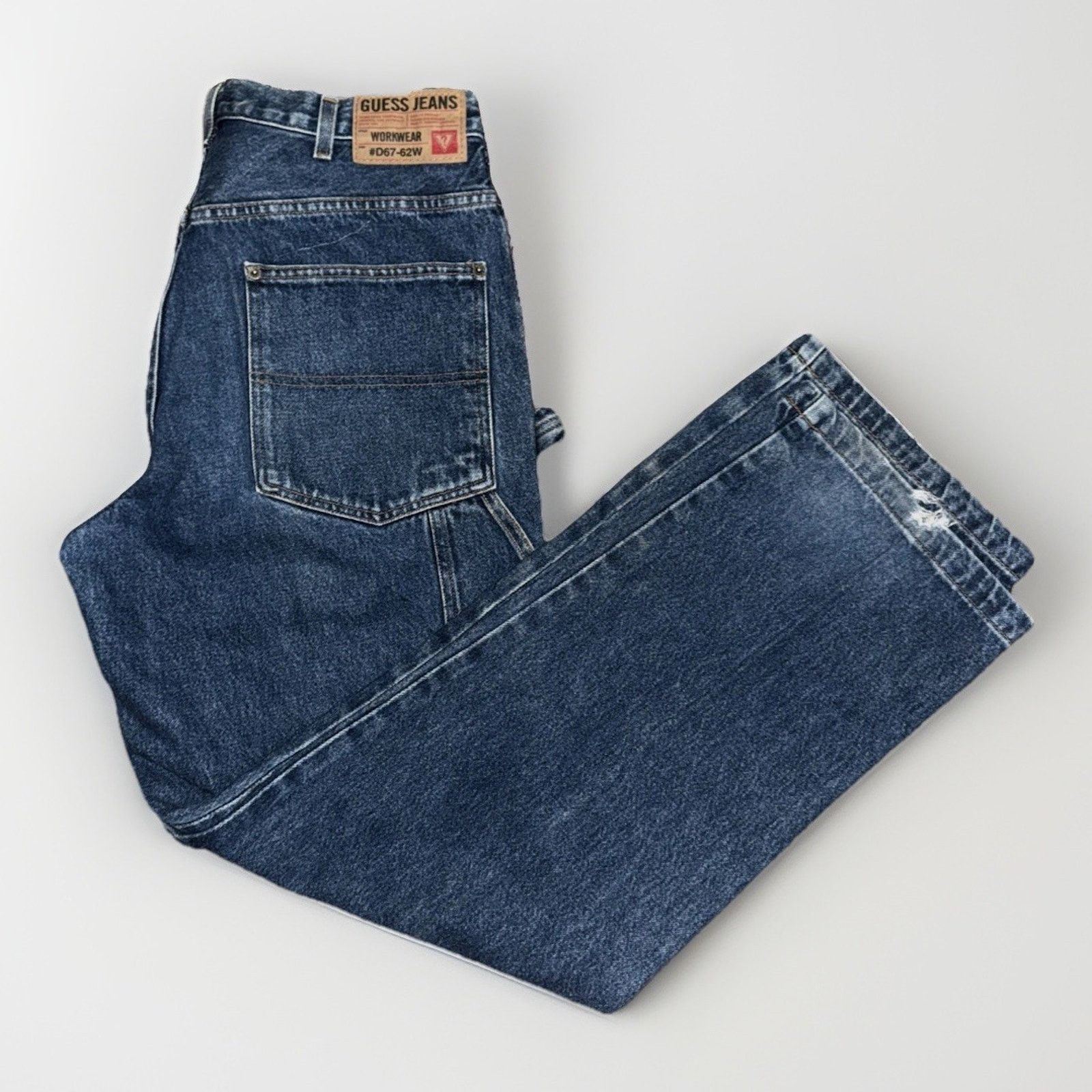 Guess Vintage Guess Carpenter Jeans 32x35 Y2K Utility Workwear USA Size US 32 / EU 48 - 1 Thumbnail