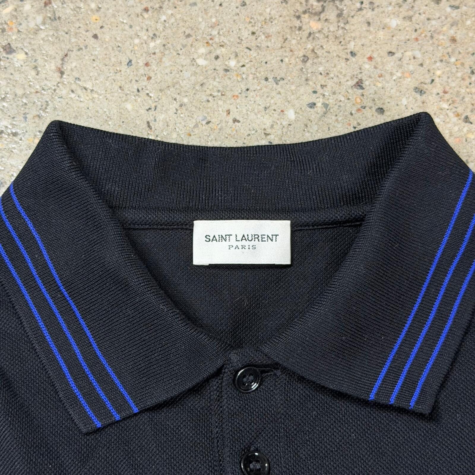 Saint Laurent Paris Saint Laurent Script Polo Size US M / EU 48-50 / 2 - 4 Thumbnail
