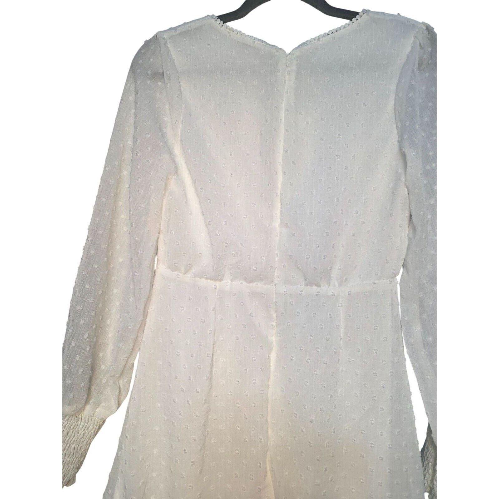 & Other Stories Andree 93763-SP Women’s White Dress Bridal Graduation Small Size S / US 4 / IT 40 - 10 Thumbnail