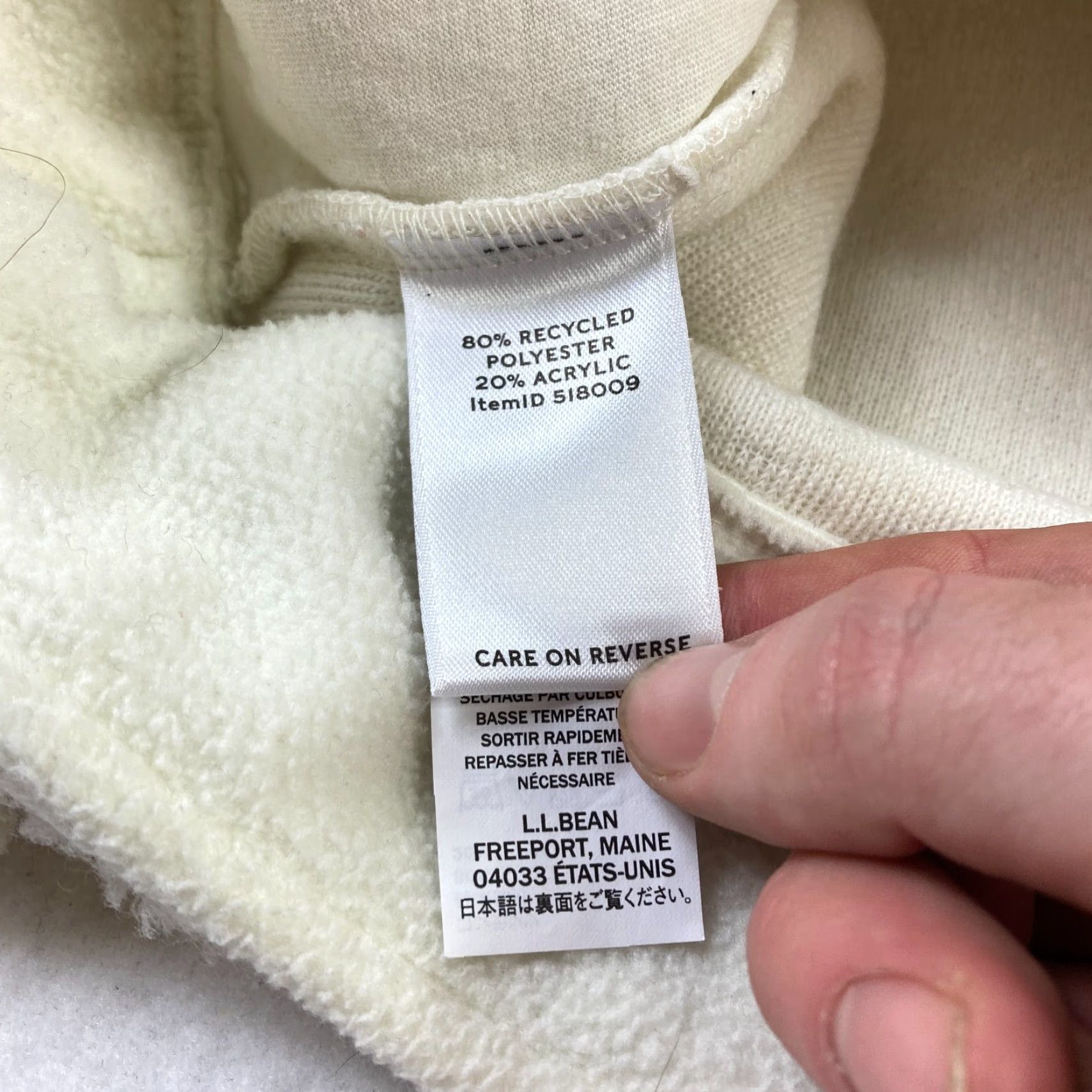 Vintage L.L. Bean Signature Sherpa Jacket Women's S Kangaroo Pocket Half Zip Outdoor Jacket Size S / US 4 / IT 40 - 7 Thumbnail