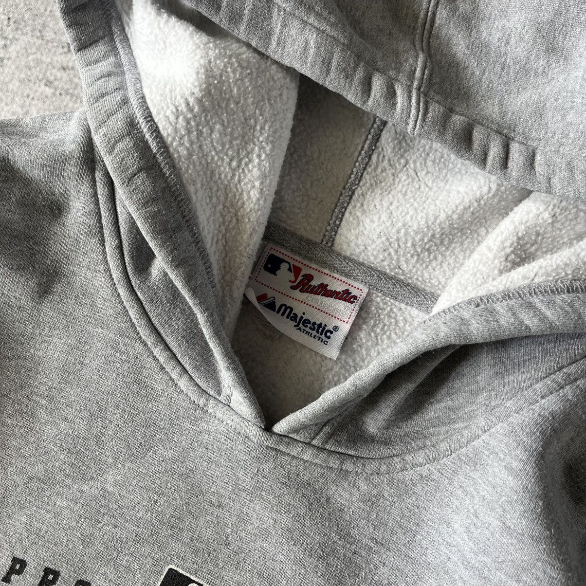 Majestic × NFL Vintage Majestic Giants hoodie XL 2005 00s paint splatter Size US XL / EU 56 / 4 - 7 Thumbnail