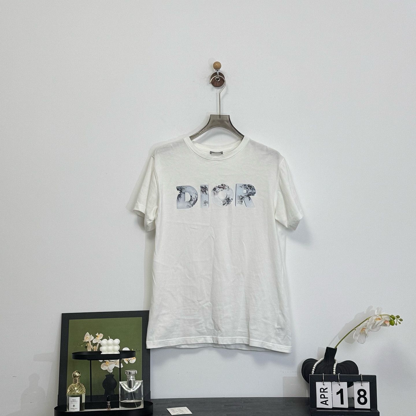 Dior Dior x Daniel Arsham Logo T-Shirt Size S Size US S / EU 44-46 / 1 - 1 Thumbnail