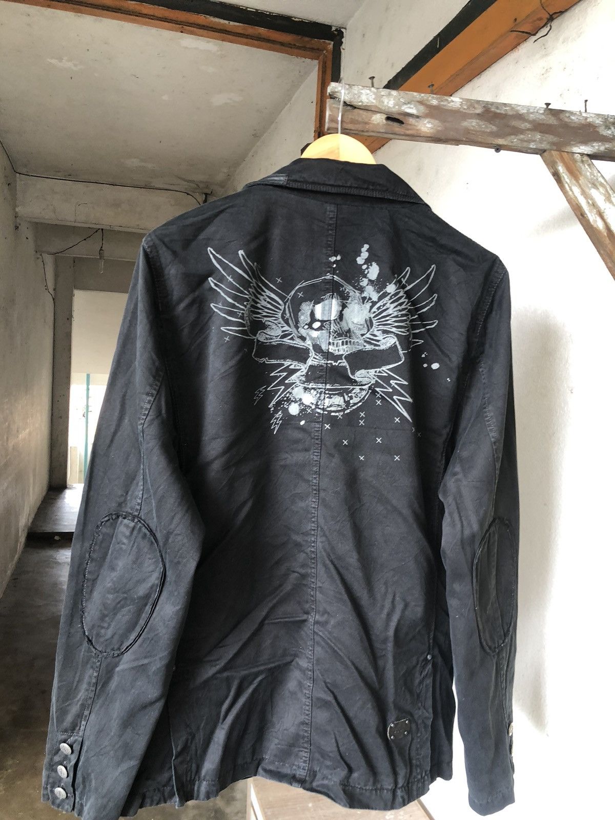Buffalo David Bitton Vintage Buffalo David Bitton Skull Punk Jacket Size US L / EU 52-54 / 3 - 17 Thumbnail