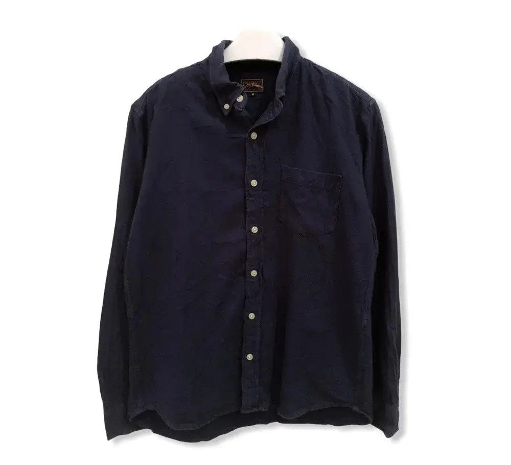 Edwin × Vintage Vintage Edwin Plain Flannel Shirt 👕 Size US S / EU 44-46 / 1 - 1 Thumbnail