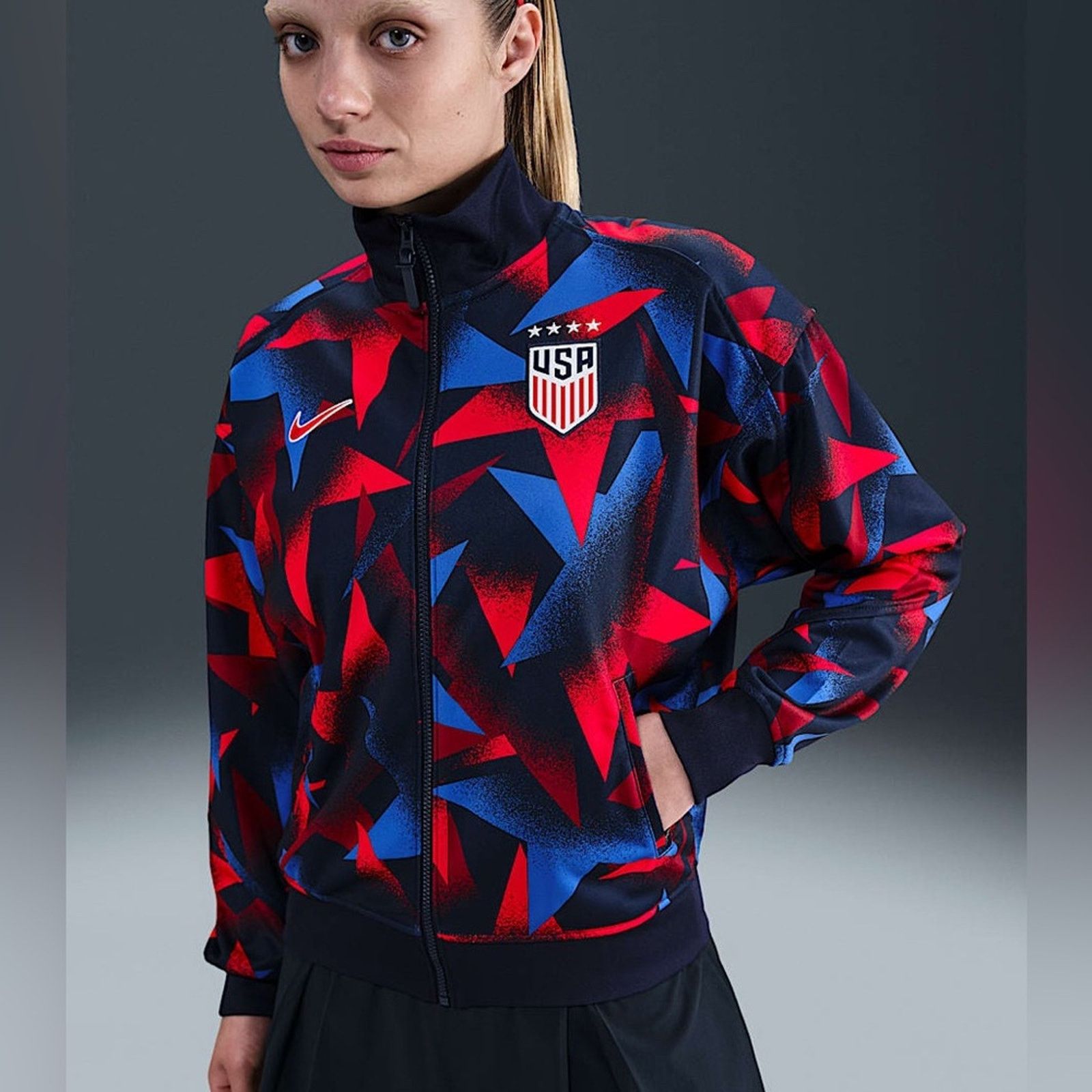 Nike NWT NIKE x USNWT Academy Pro Dri-Fit Soccer Anthem Jacket Size M / US 6-8 / IT 42-44 - 1 Thumbnail