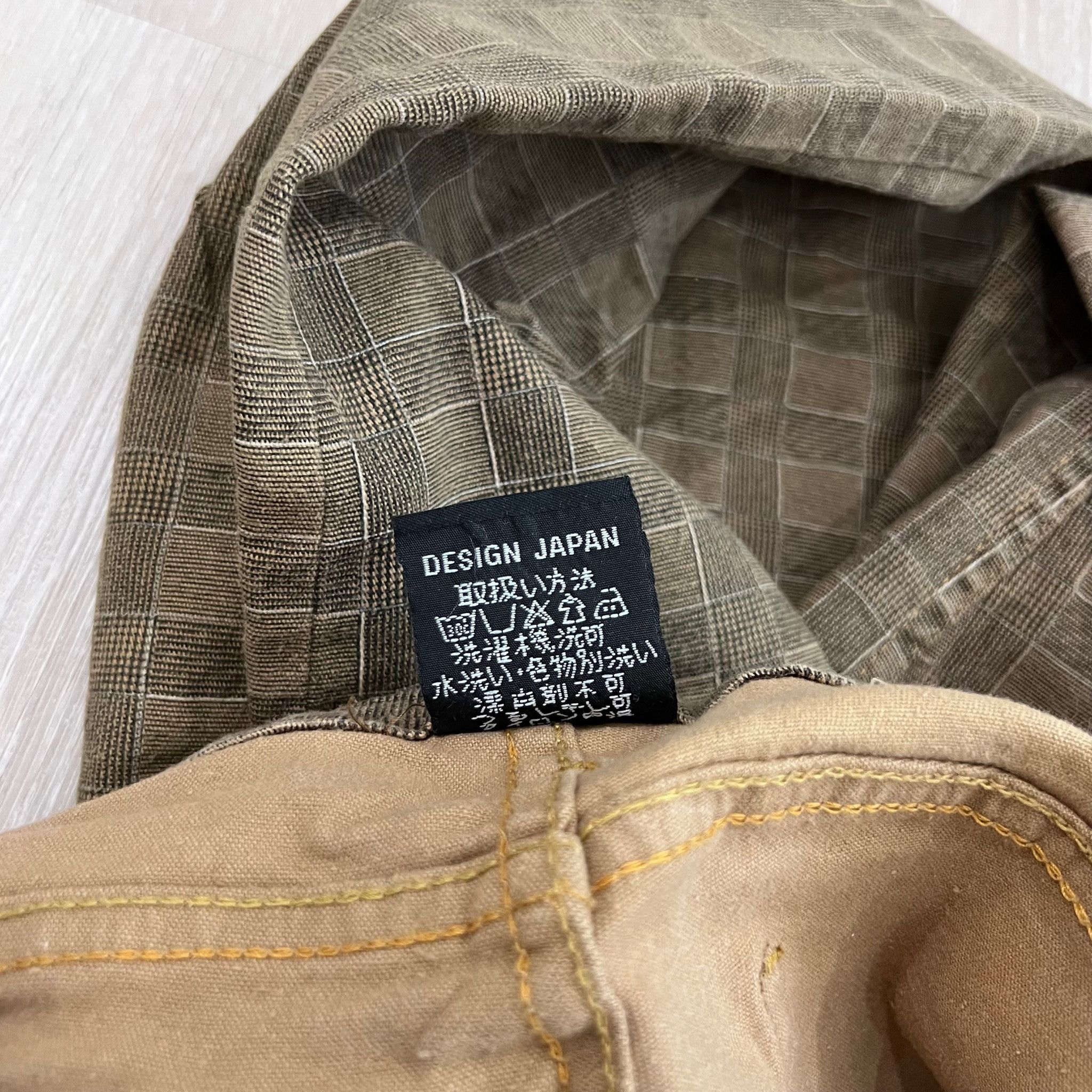Other Brown Plaid Stretchy Skinny Denim Pants redo stormtrooper Size US 34 / EU 50 - 8 Thumbnail