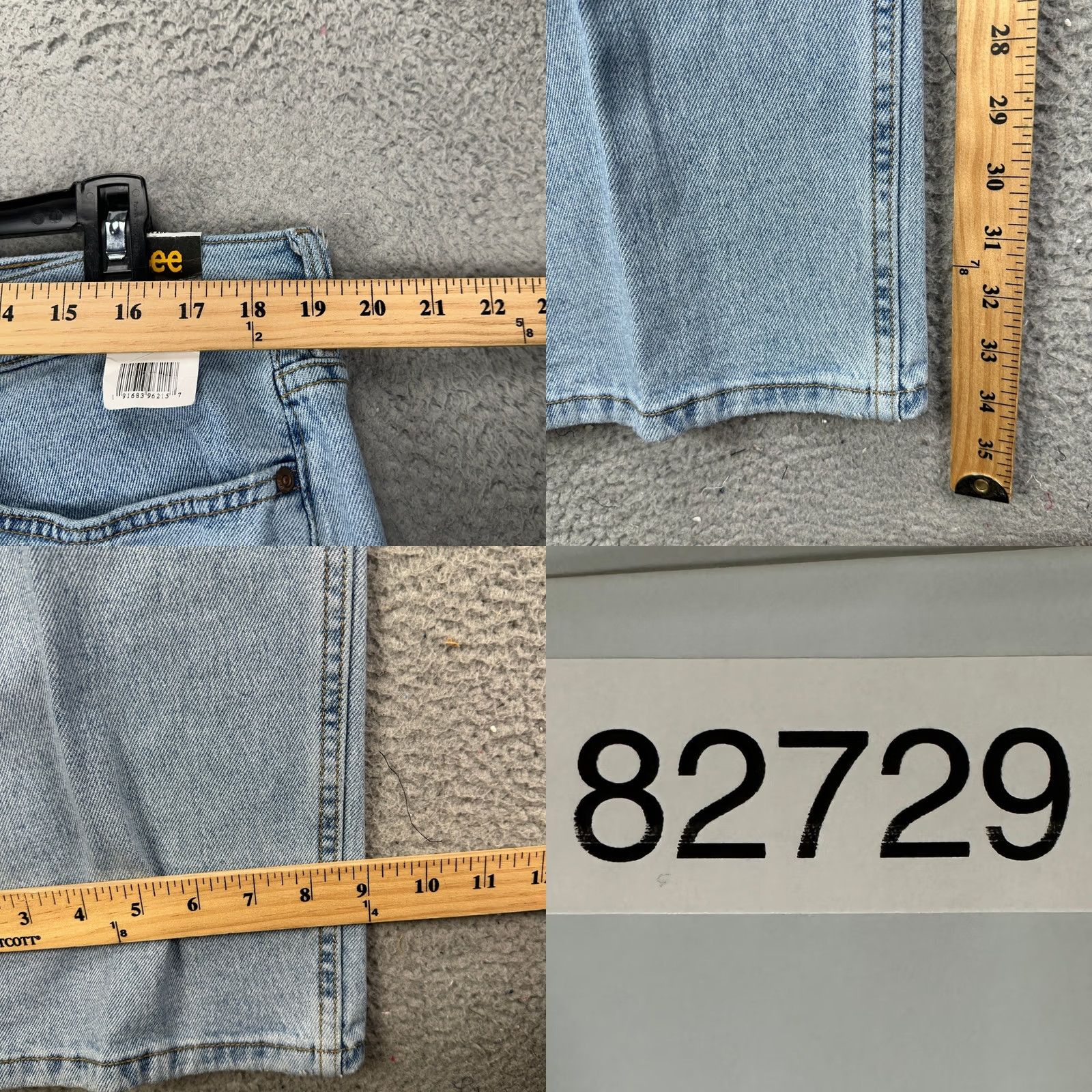 Lee Lee Jeans Bootcut Mens 38X32 Blue Regular Fit Comfort Stretch Denim 5 Pocket NEW Size US 38 / EU 54 - 8 Thumbnail