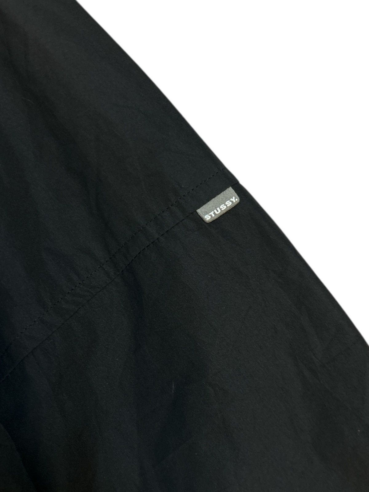 Stussy Vintage Stussy Black Technical Shell Jacket Hood Winbreaker Size US L / EU 52-54 / 3 - 2 Thumbnail