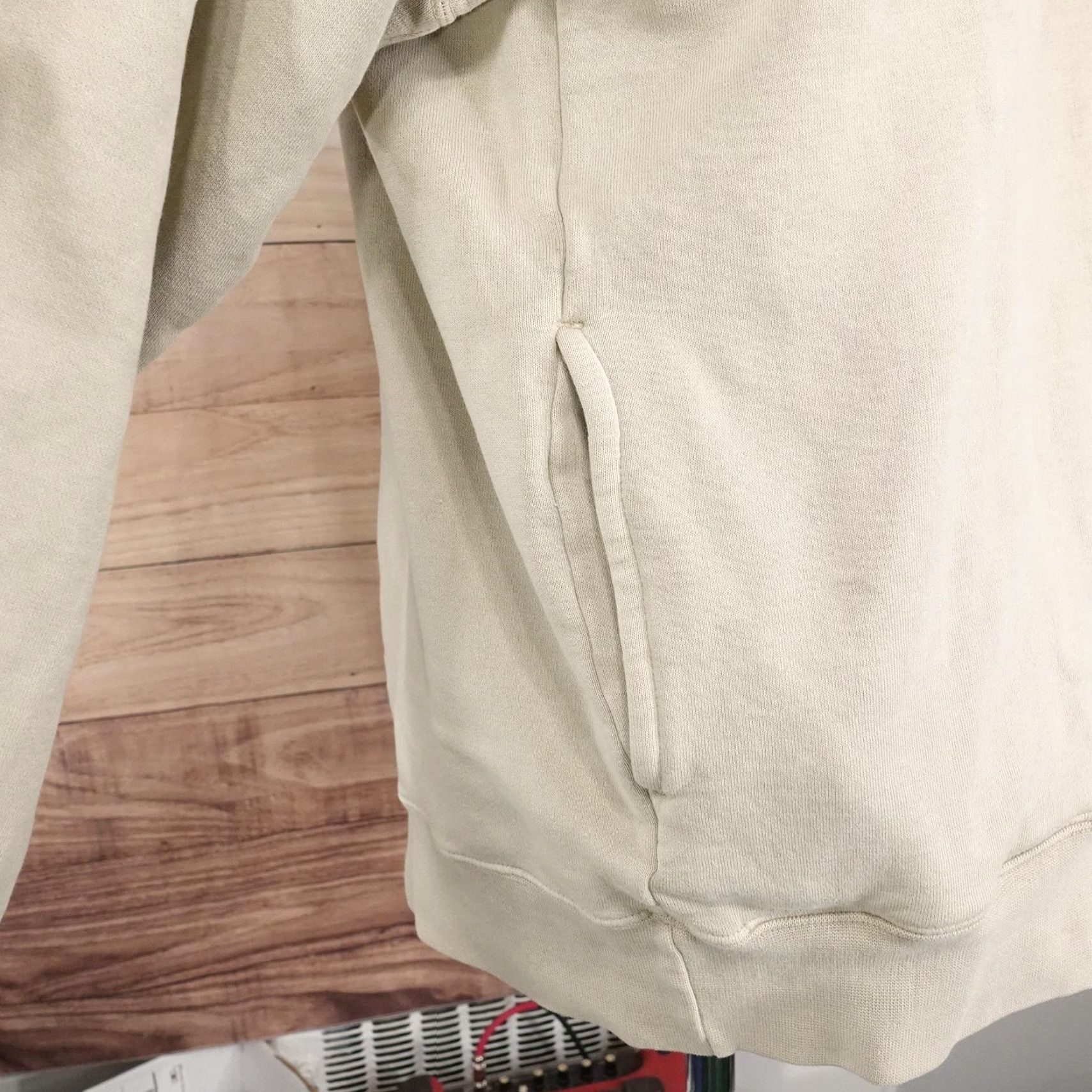 Orvis Orvis Sweatshirt Mens L Beige 1/4 Zip Fleece Pullover Pockets Outdoor Cotton Polyester Size US L / EU 52-54 / 3 - 4 Thumbnail