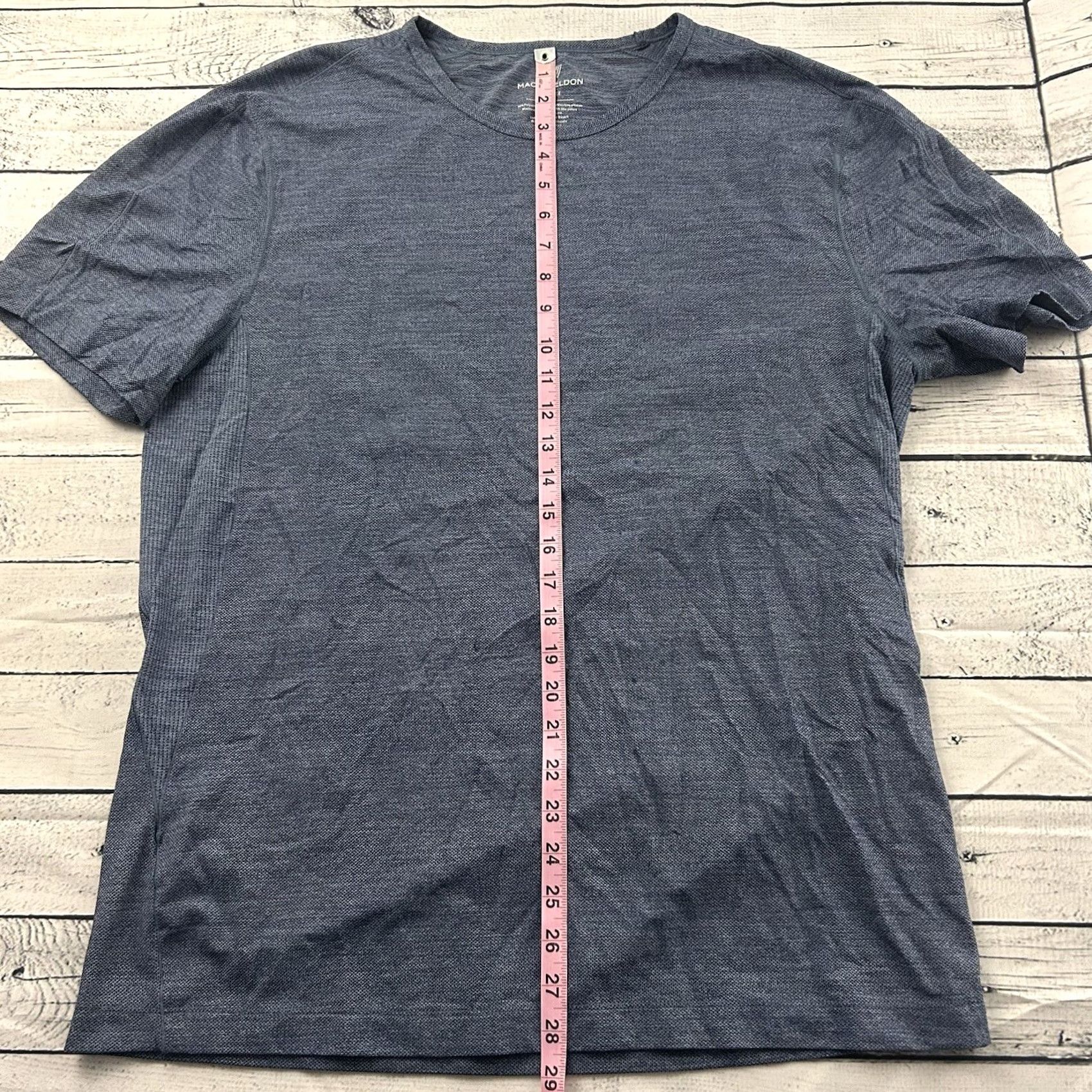 Vintage Mack Weldon Short Sleeve T-Shirt Athletic XL Blue Mens Size US XL / EU 56 / 4 - 5 Thumbnail