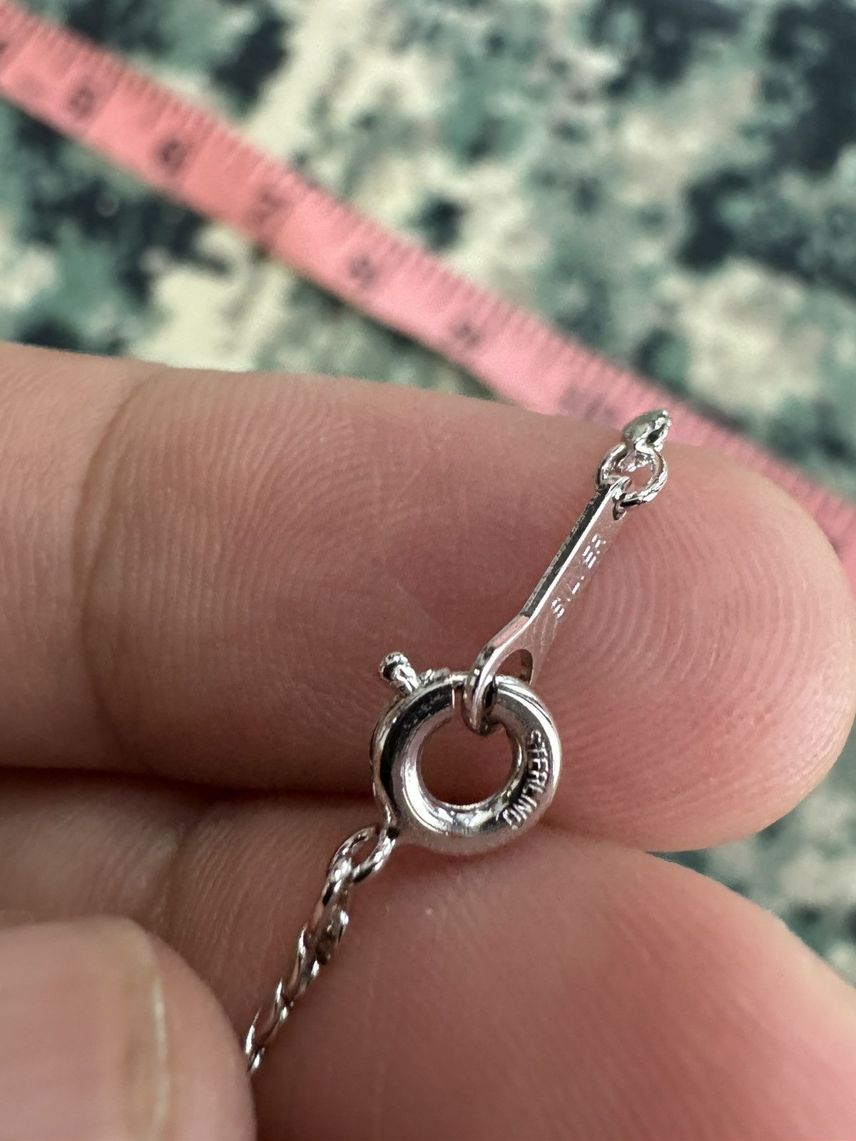 Sterling Silver PRINCESS BEZEL CUT ZIRCON STERLING SILVER NECKLACE Size ONE SIZE - 7 Thumbnail