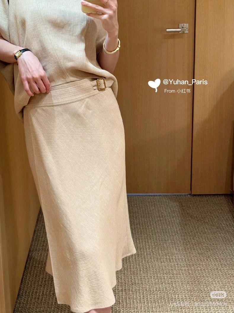 Loro Piana LORO PIANA Linen skirt Size 25" / US 0 / IT 36 - 7 Thumbnail